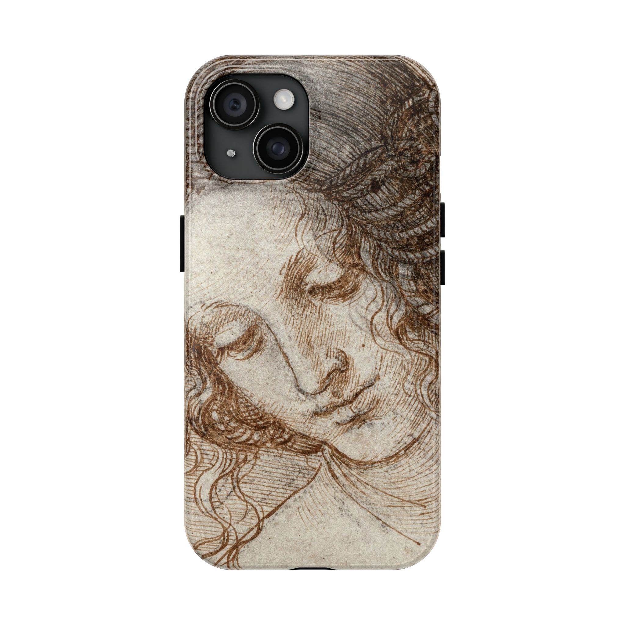 Da Vinci, Female Head Tough Phone Case