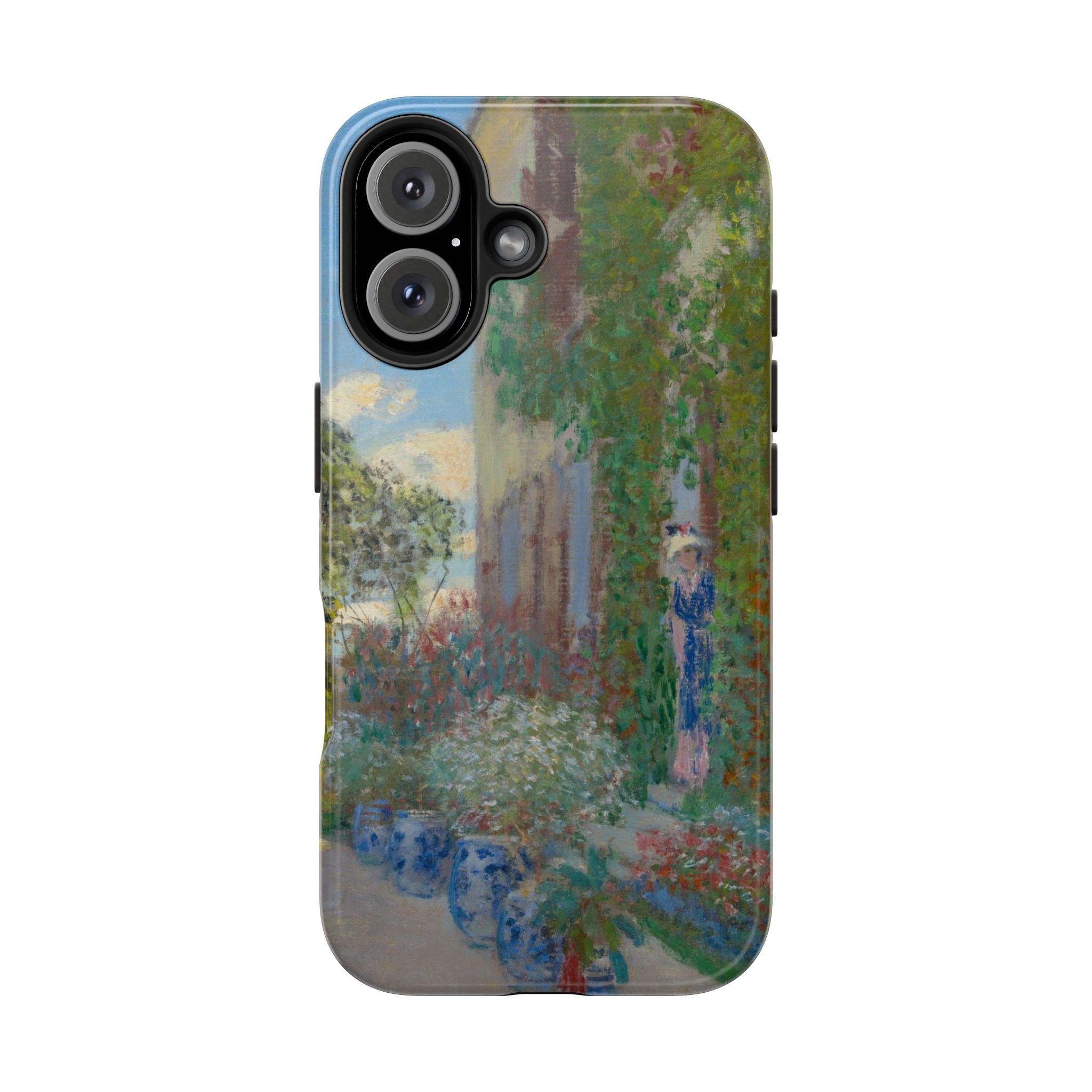 Monet, The Artist's House at Argenteuil, Detail 2 Tough Phone Case - Image 31