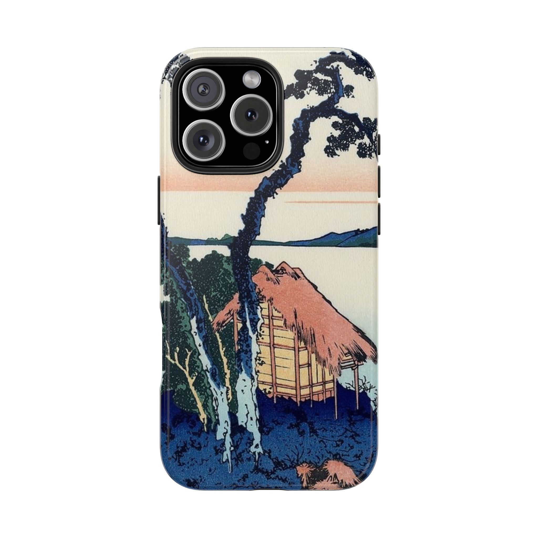 Hokusai, Lake Suwa in the Shinano Province Tough Phone Case - Image 30