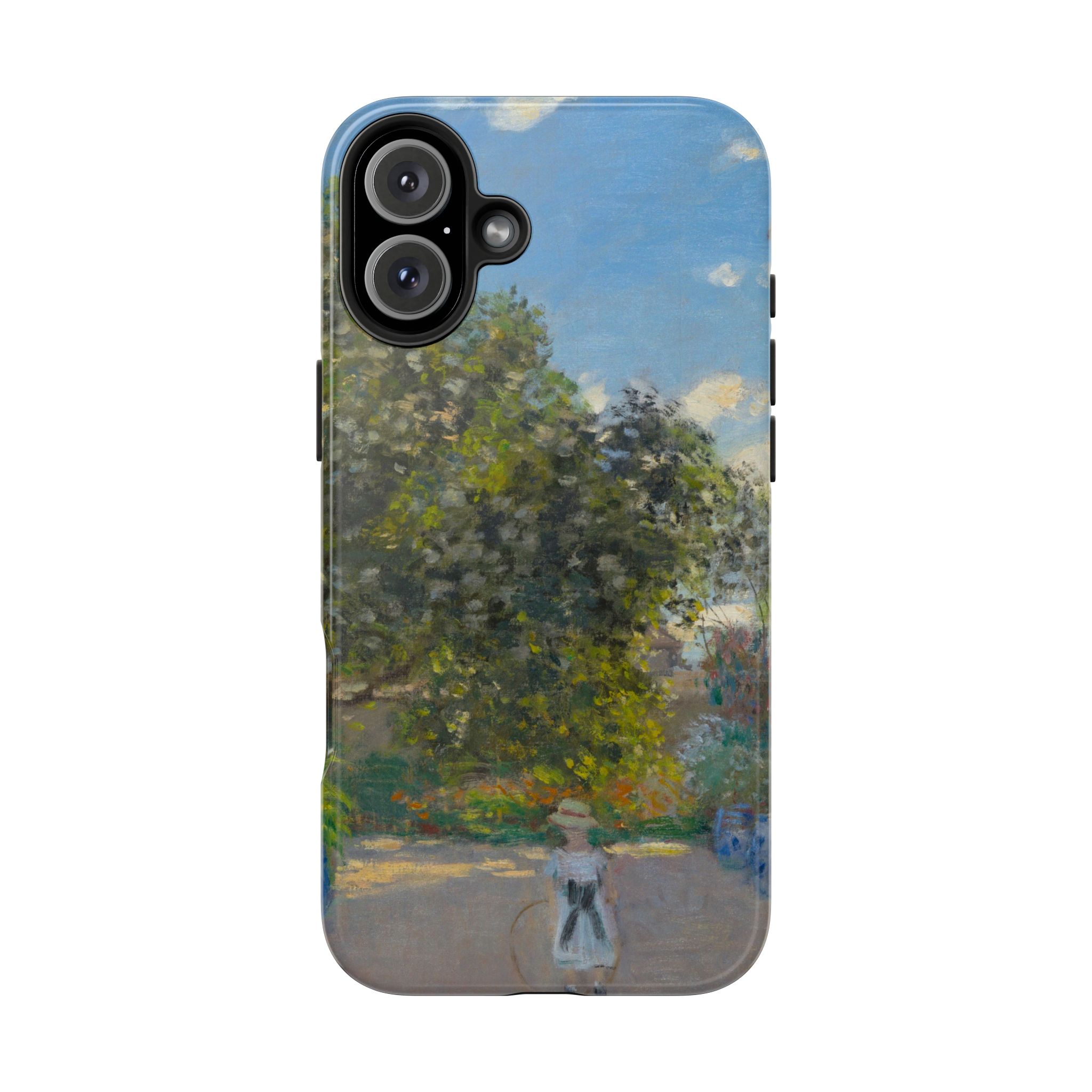 Monet, The Artists's House at Argenteuil, Detail 1 Tough Phone Case - Image 32