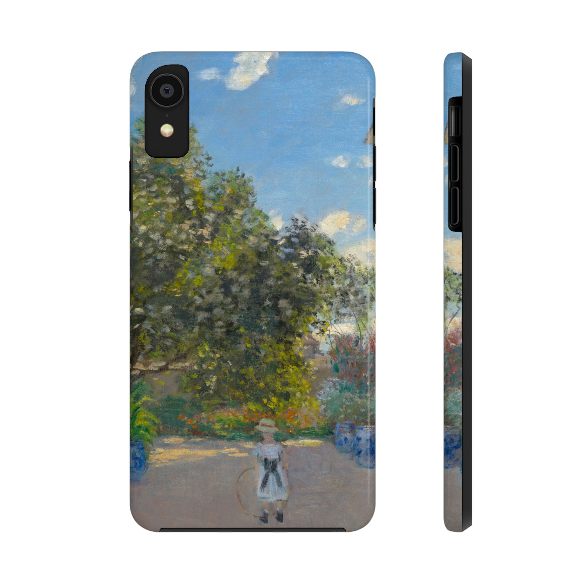 Monet, The Artists's House at Argenteuil, Detail 1 Tough Phone Case - Image 3