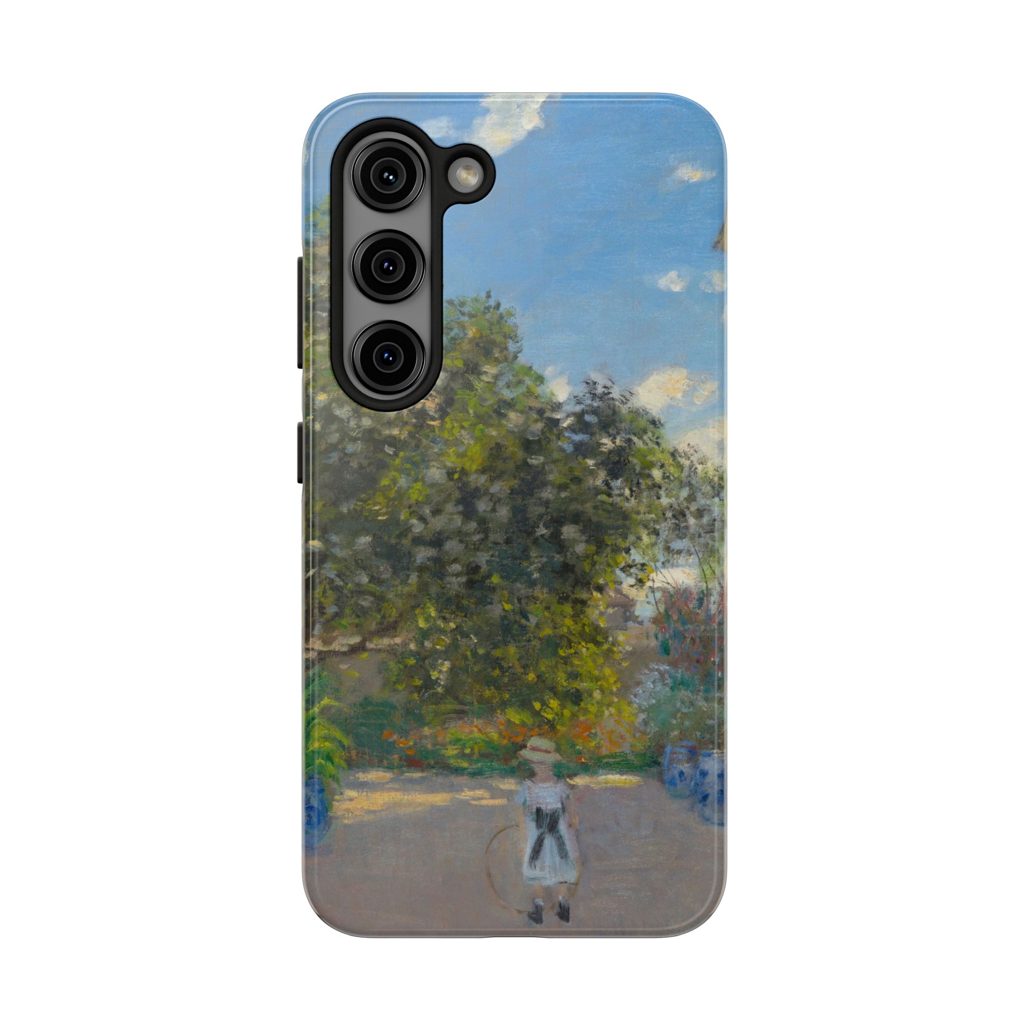 Monet, The Artists's House at Argenteuil, Detail 1 Tough Phone Case - Image 26