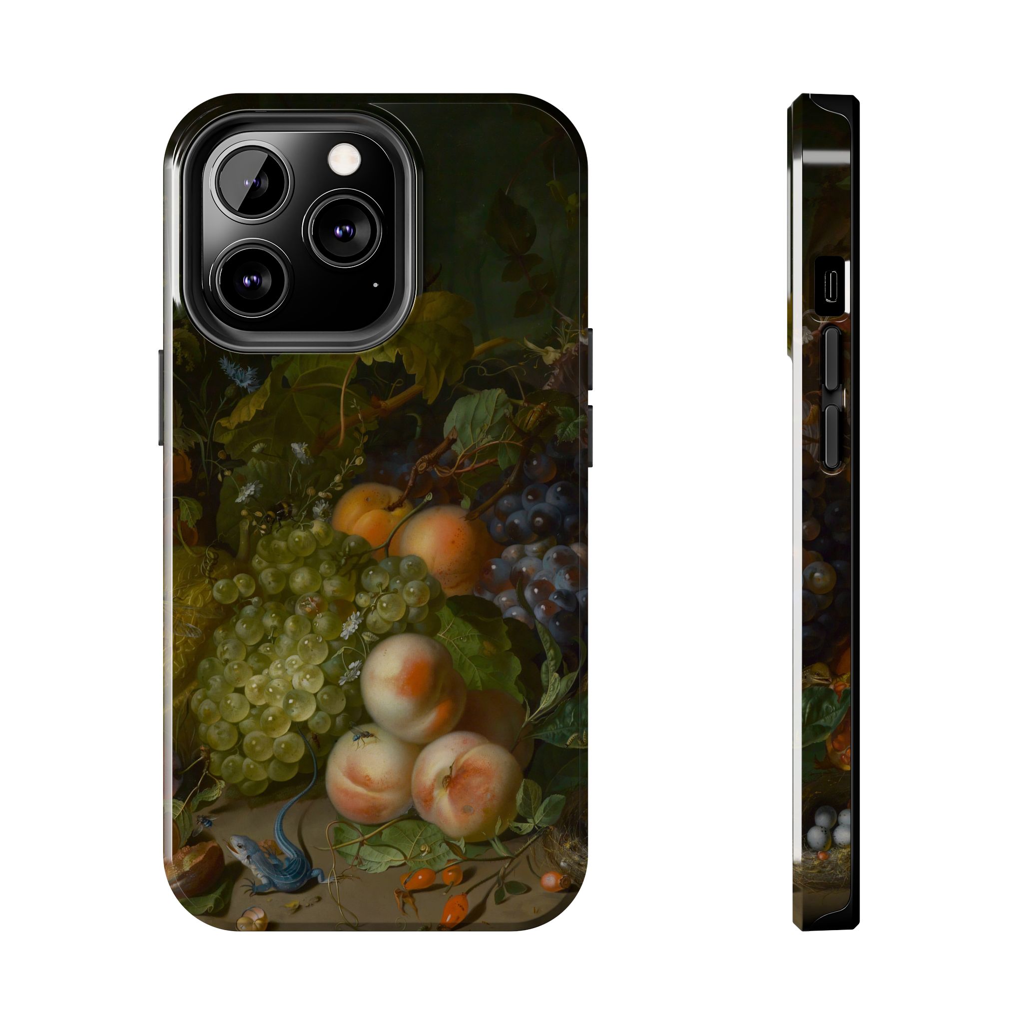 Rachel Ruysch, Fruit Still Life with Stag Beetle and Nest Tough Phone Case - Image 15