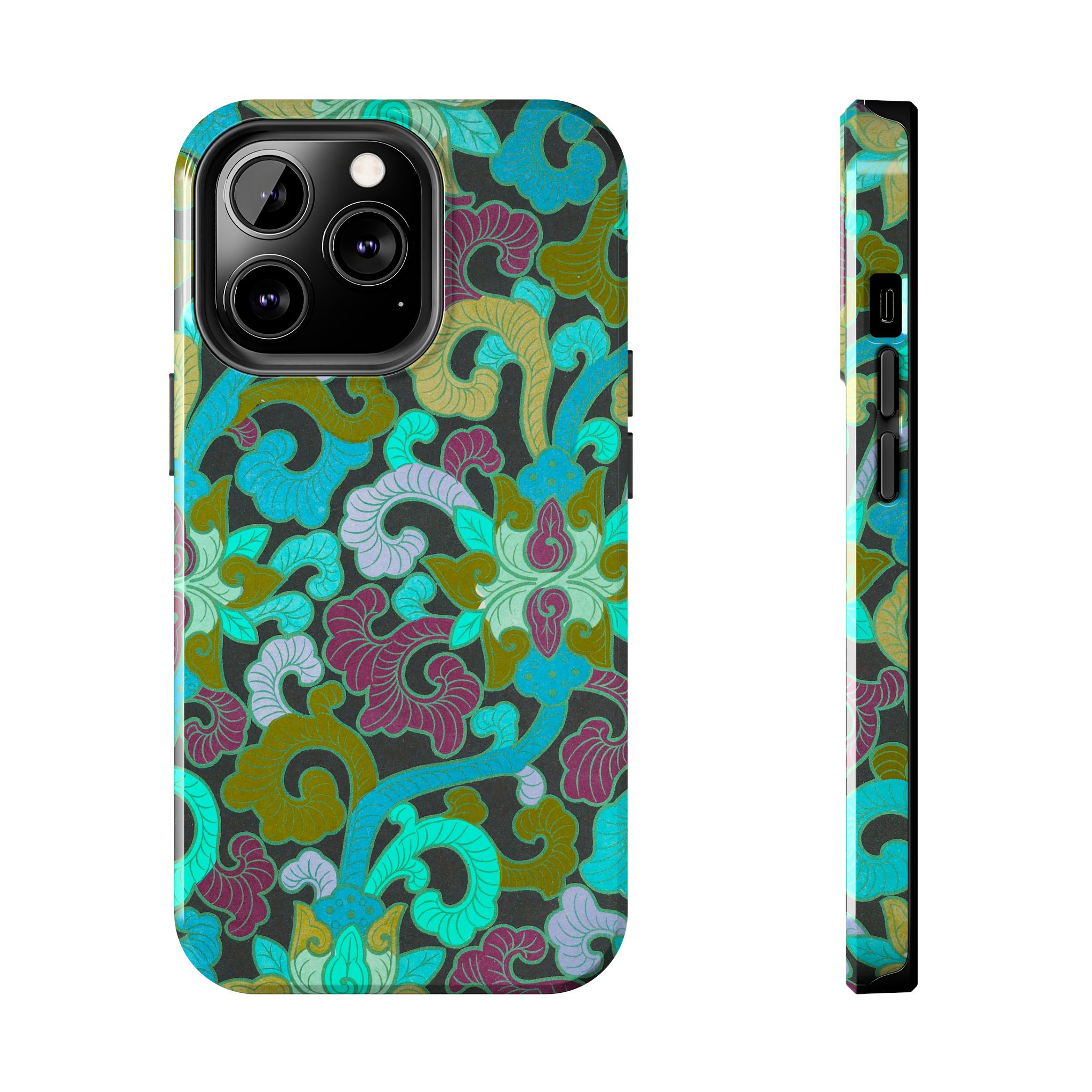 Owen Jones, Examples of Chinese Ornament 53, Blue Green Style Tough Phone Case - Image 17