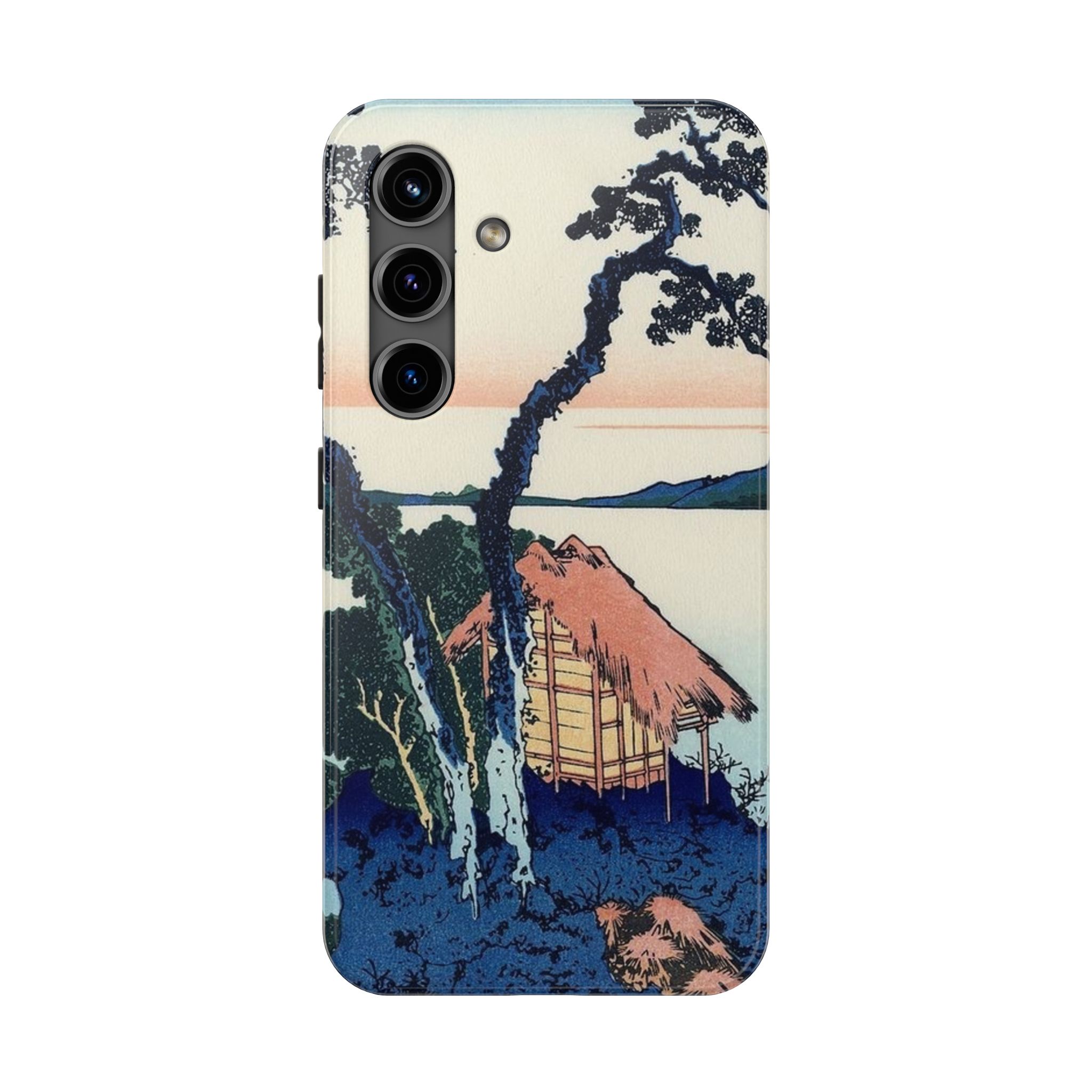 Hokusai, Lake Suwa in the Shinano Province Tough Phone Case - Image 25