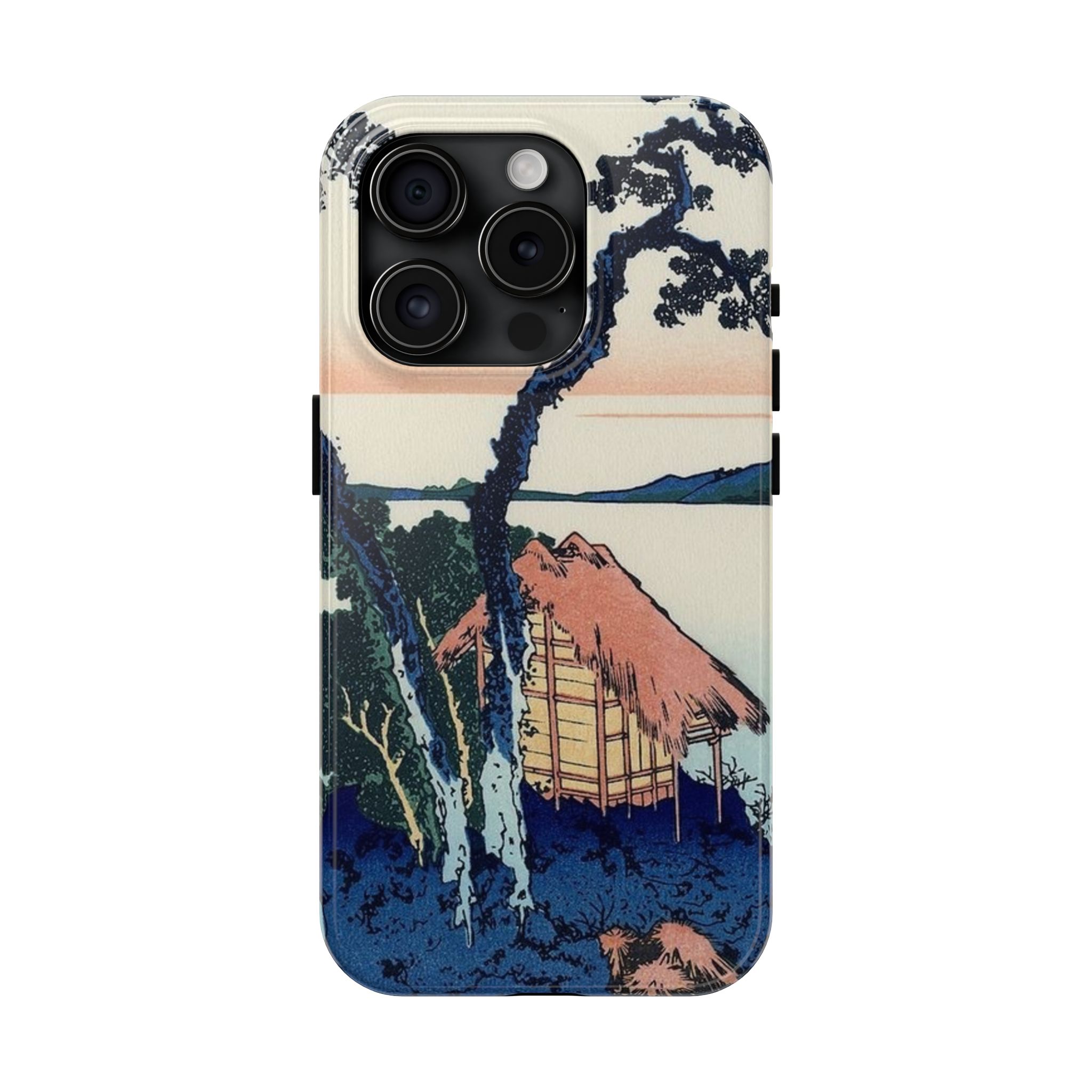 Hokusai, Lake Suwa in the Shinano Province Tough Phone Case - Image 22
