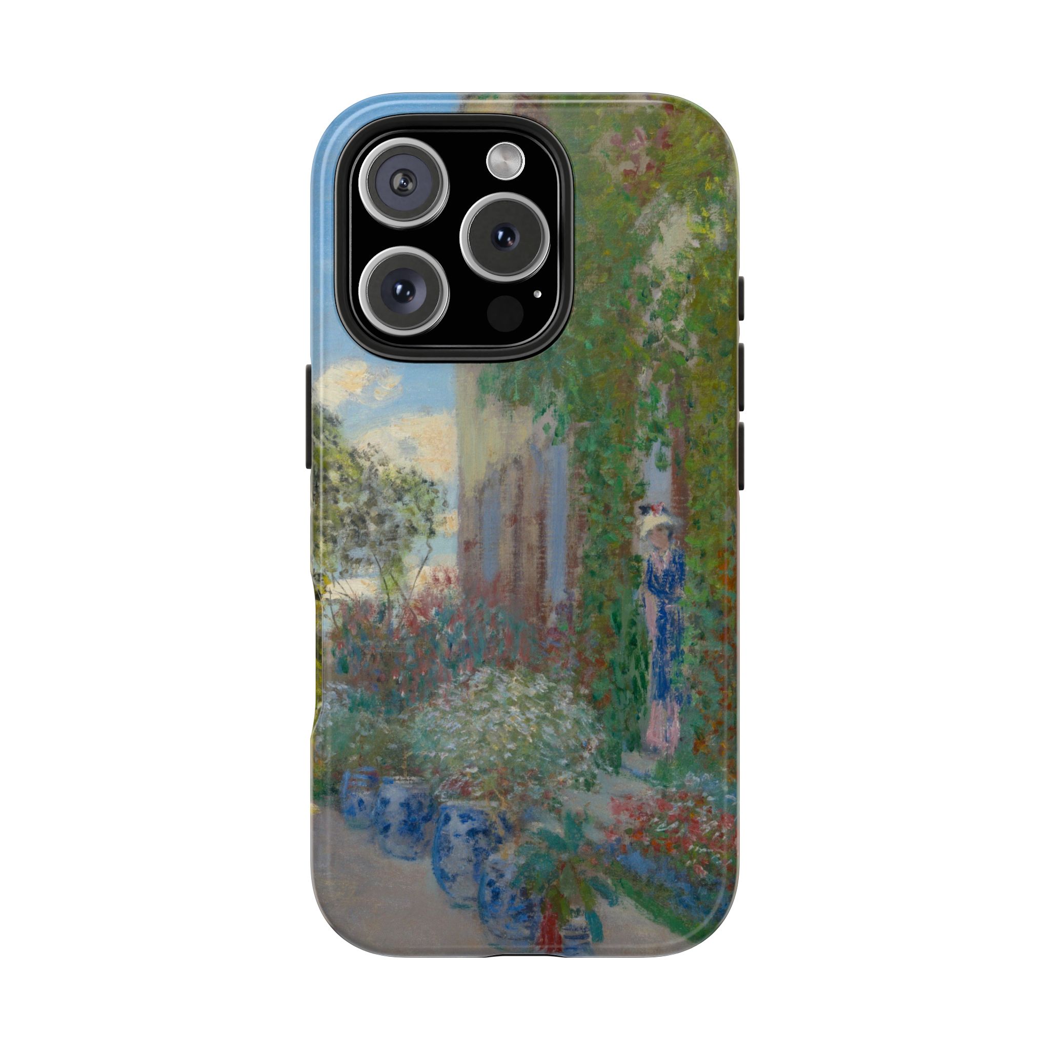 Monet, The Artist's House at Argenteuil, Detail 2 Tough Phone Case - Image 29