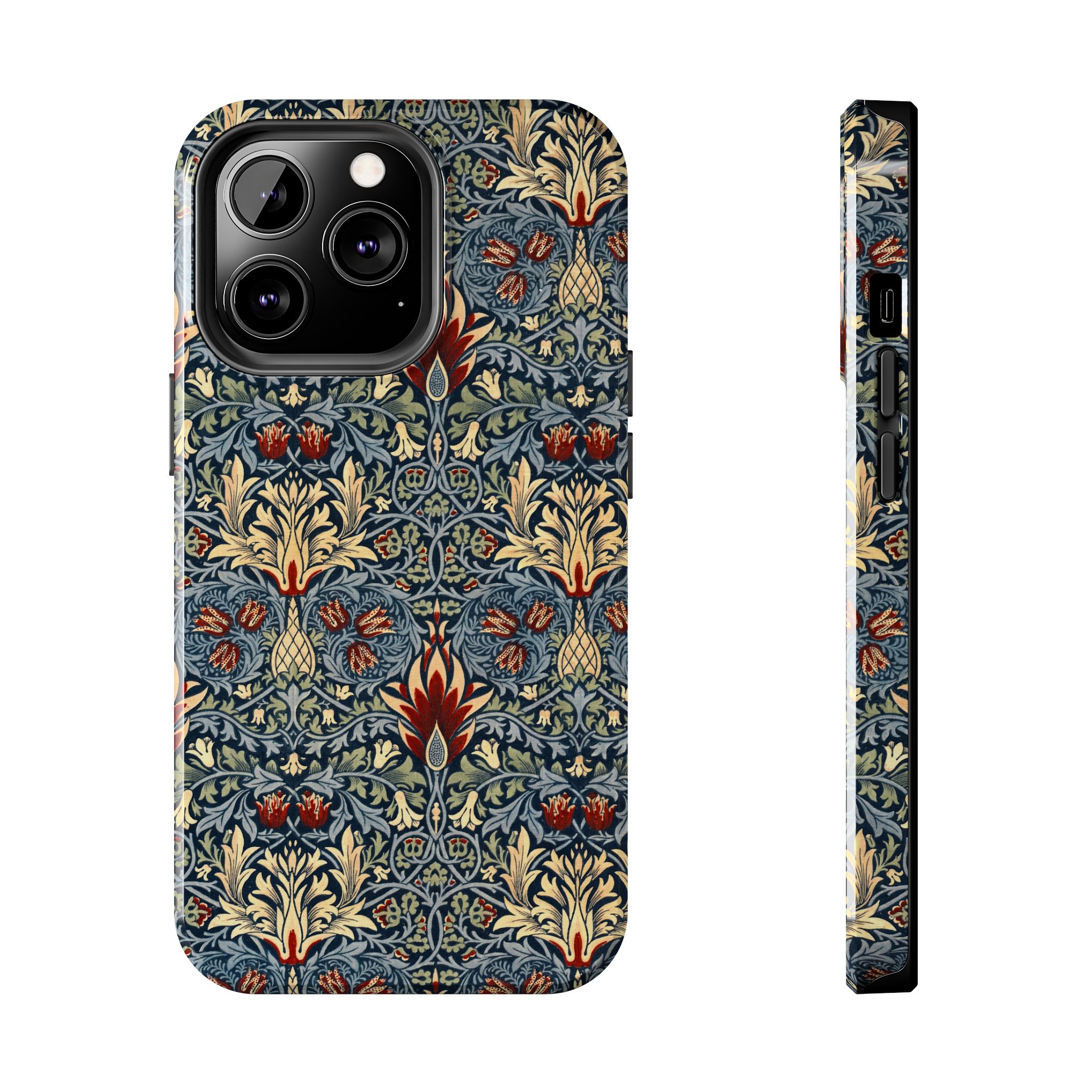 William Morris, Snakeshead Wallpaper from the Brooklyn Museum Tough Phone Case - Image 15