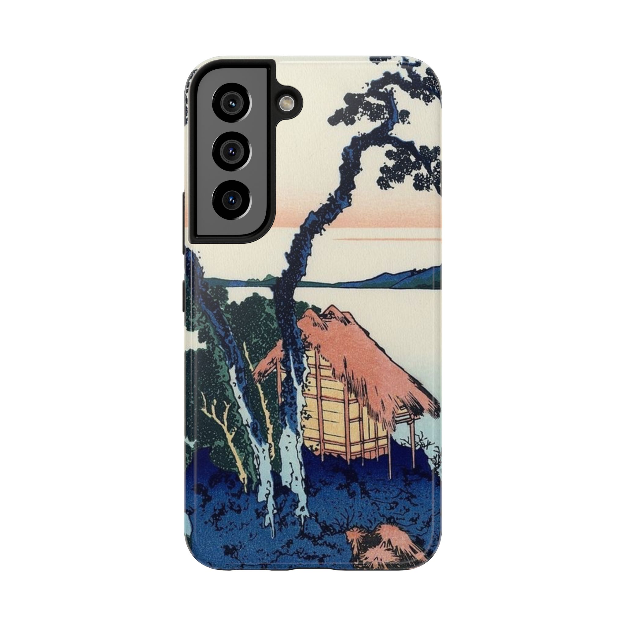 Hokusai, Lake Suwa in the Shinano Province Tough Phone Case - Image 27