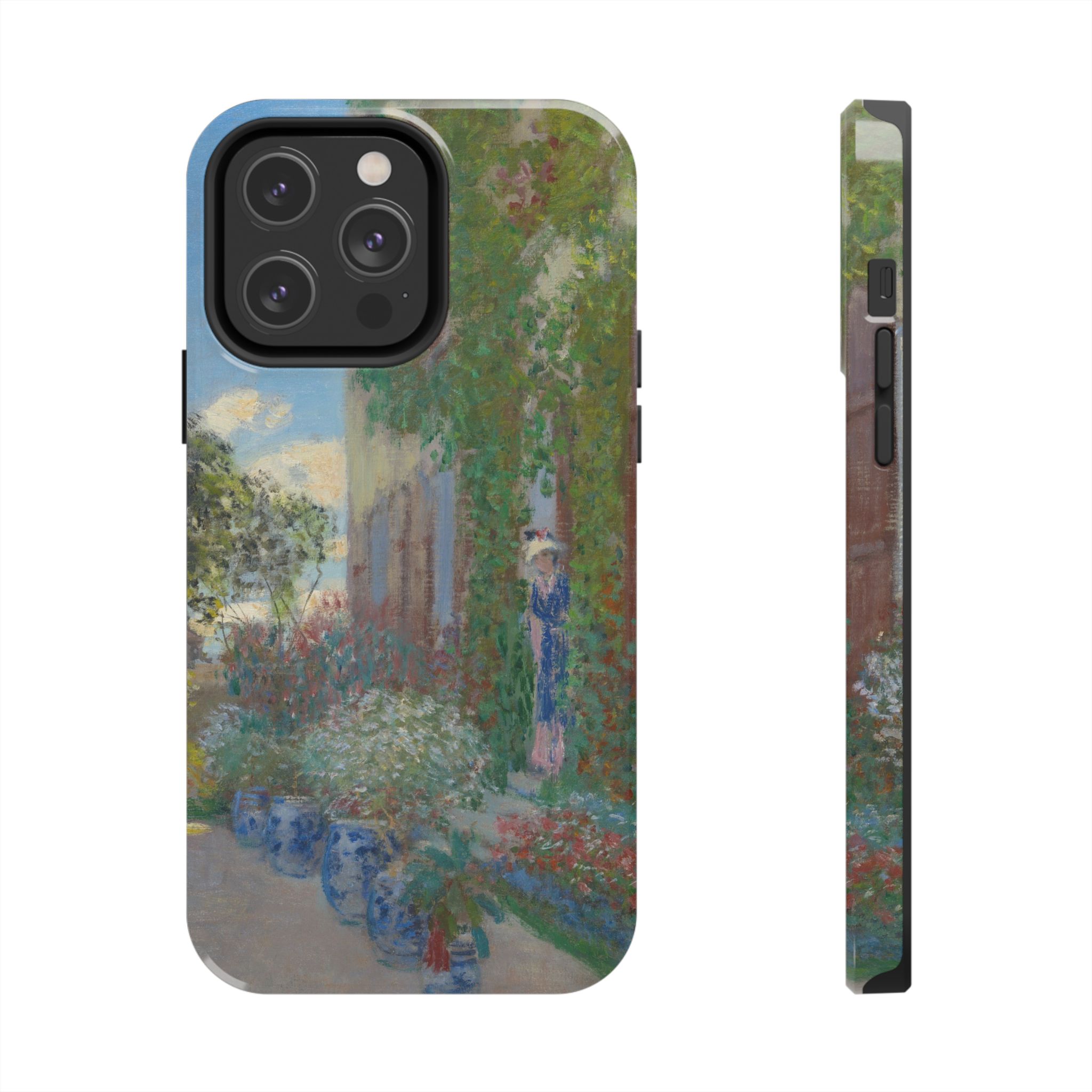 Monet, The Artist's House at Argenteuil, Detail 2 Tough Phone Case - Image 19