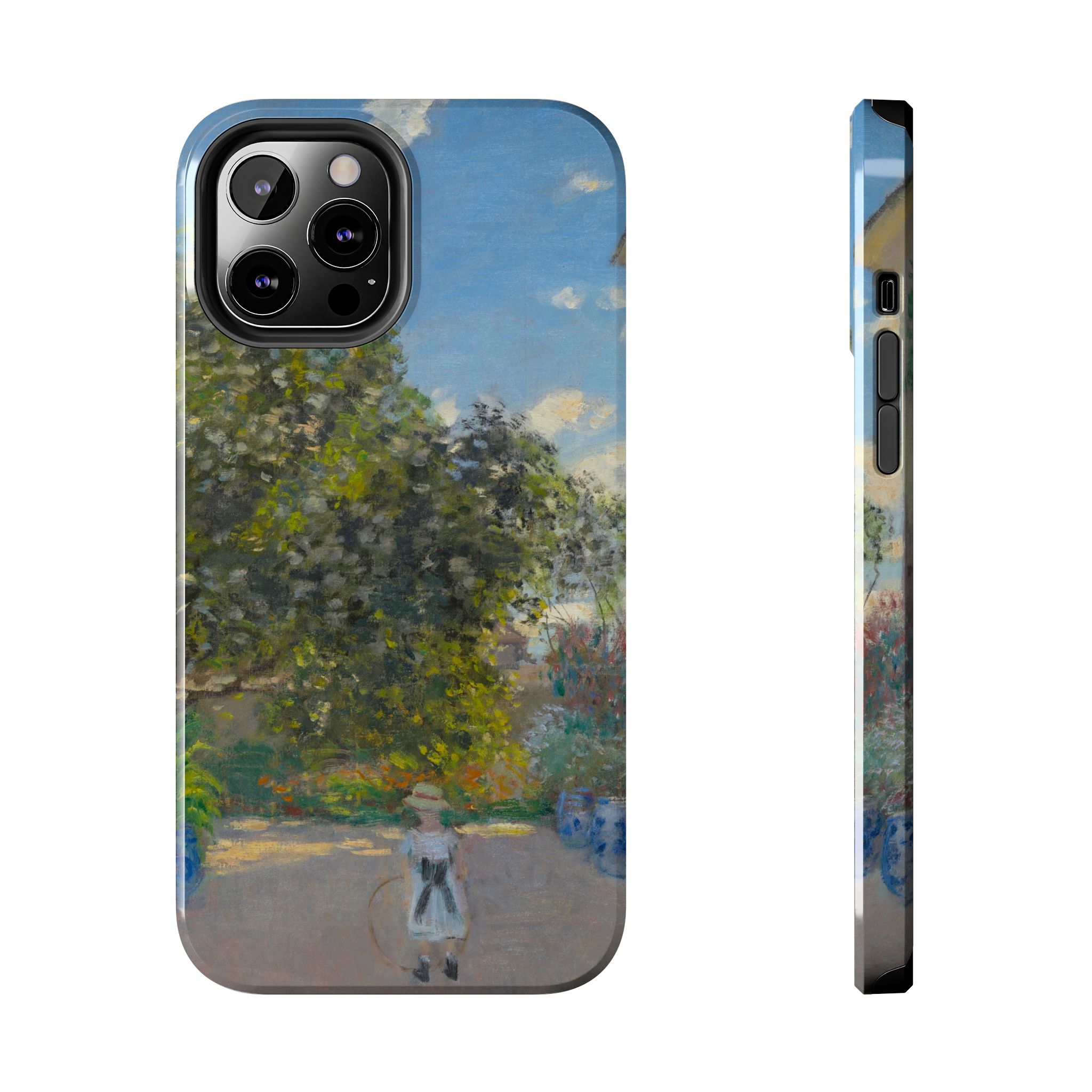 Monet, The Artists's House at Argenteuil, Detail 1 Tough Phone Case - Image 12