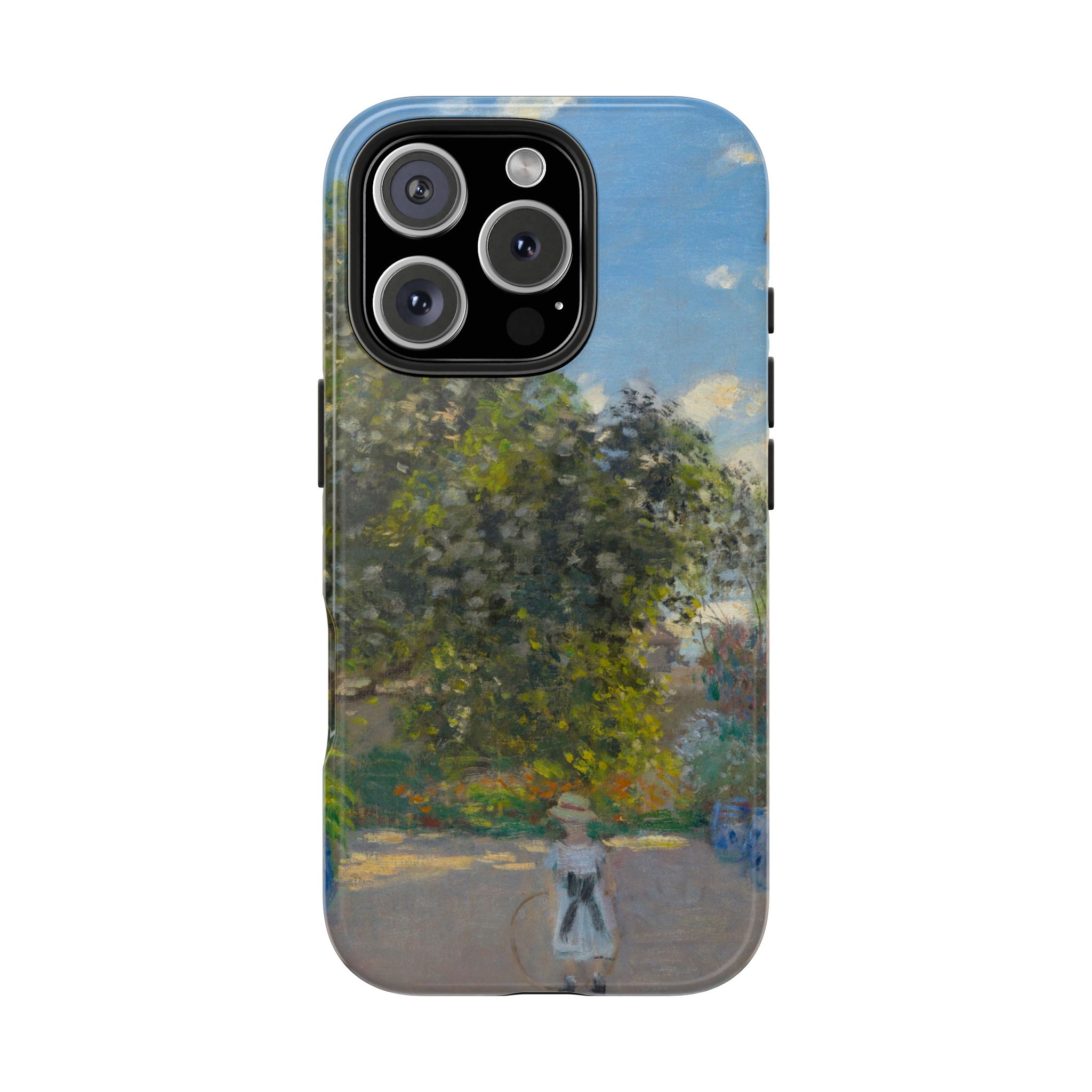 Monet, The Artists's House at Argenteuil, Detail 1 Tough Phone Case - Image 29