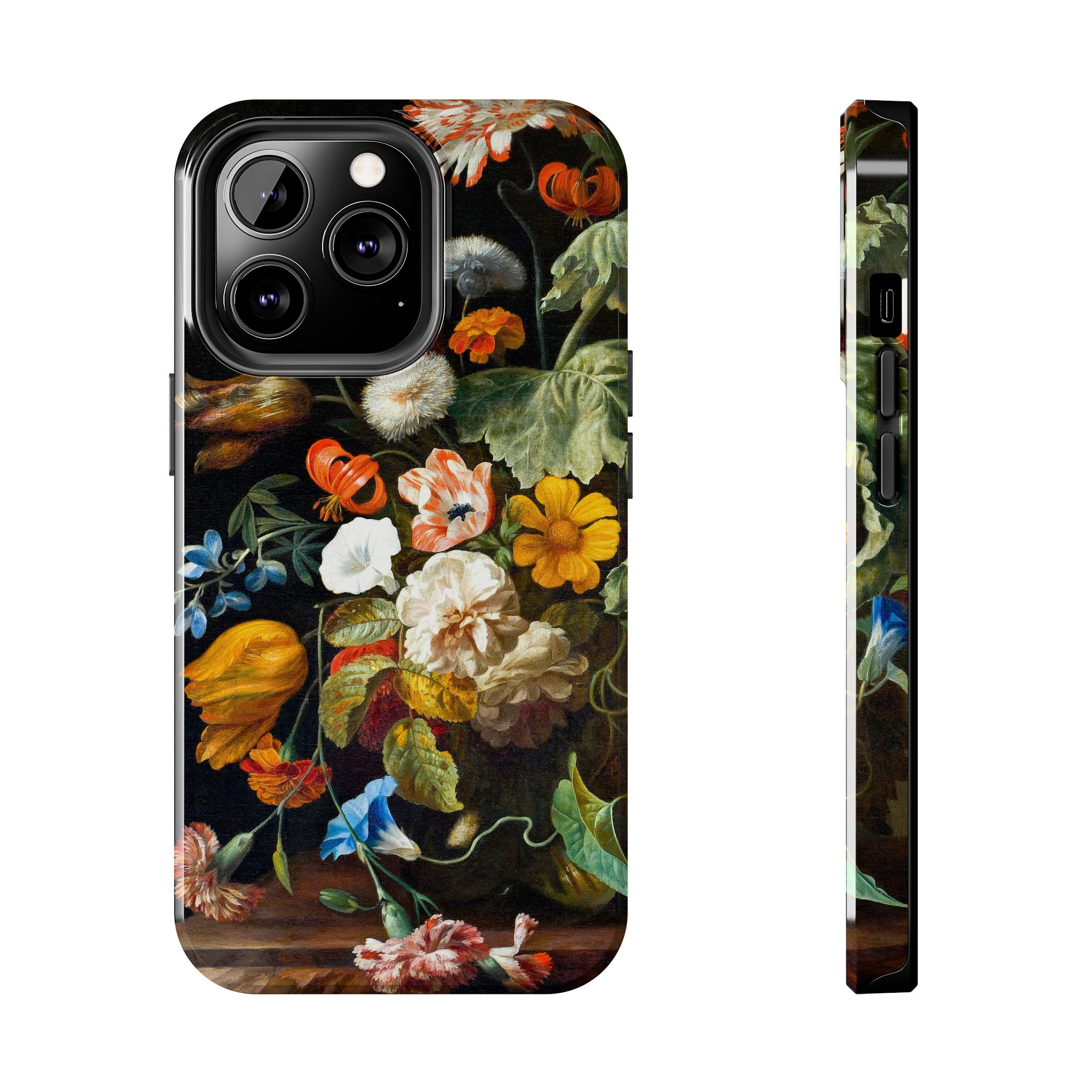 Rachel Ruysch, Still Life with Flowers, 1750's Tough Phone Case - Image 15