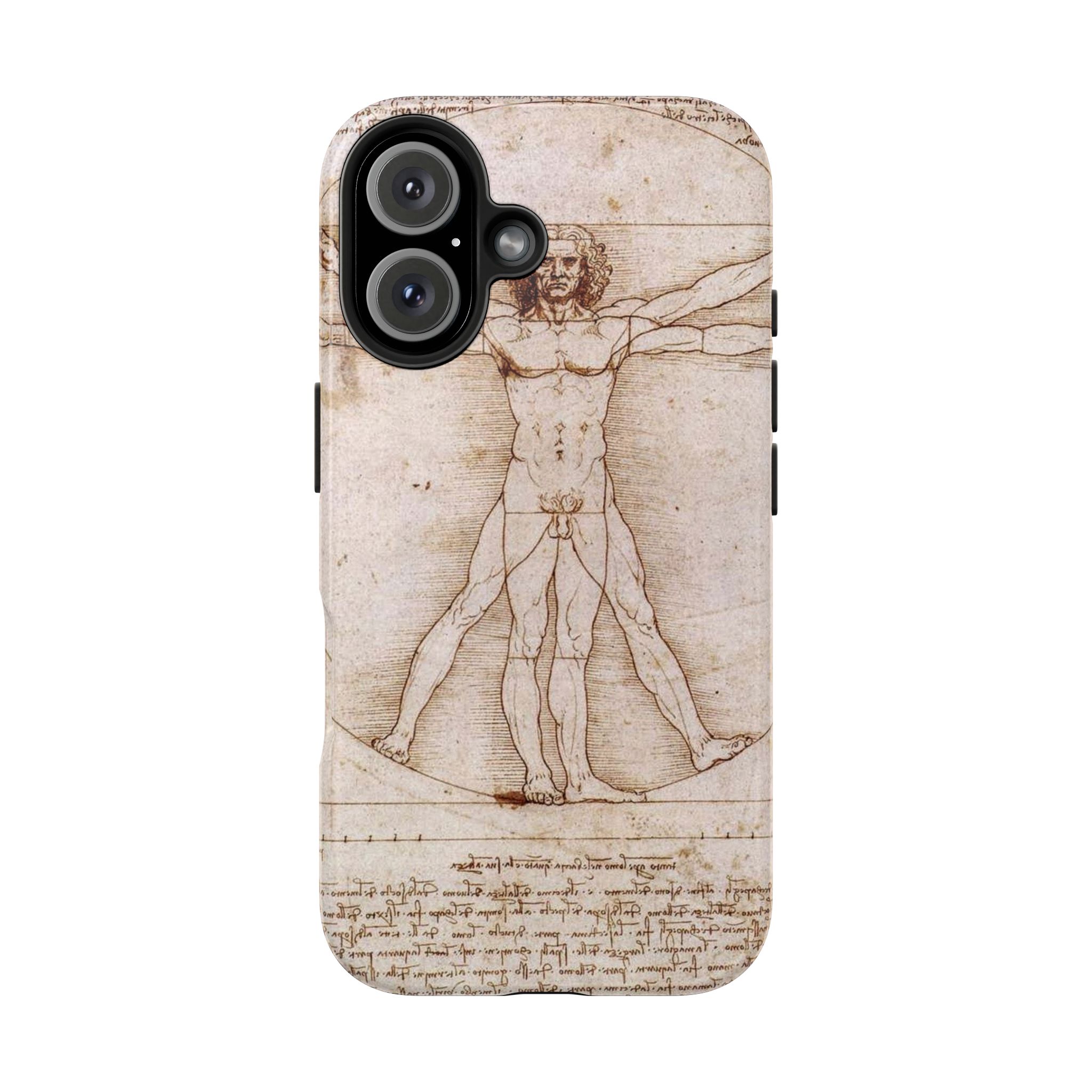 Leonardo Da Vinci's Vitruvian Man Tough Phone Case - Image 22