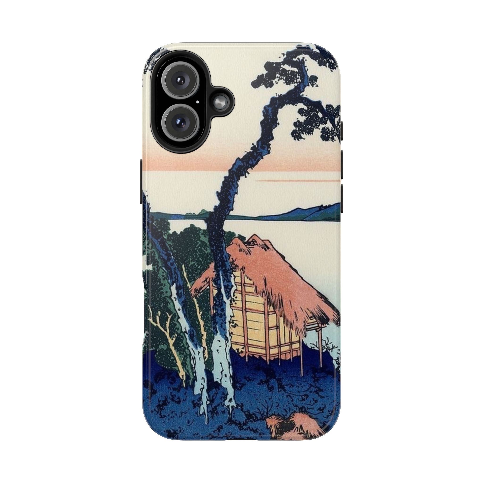 Hokusai, Lake Suwa in the Shinano Province Tough Phone Case - Image 32