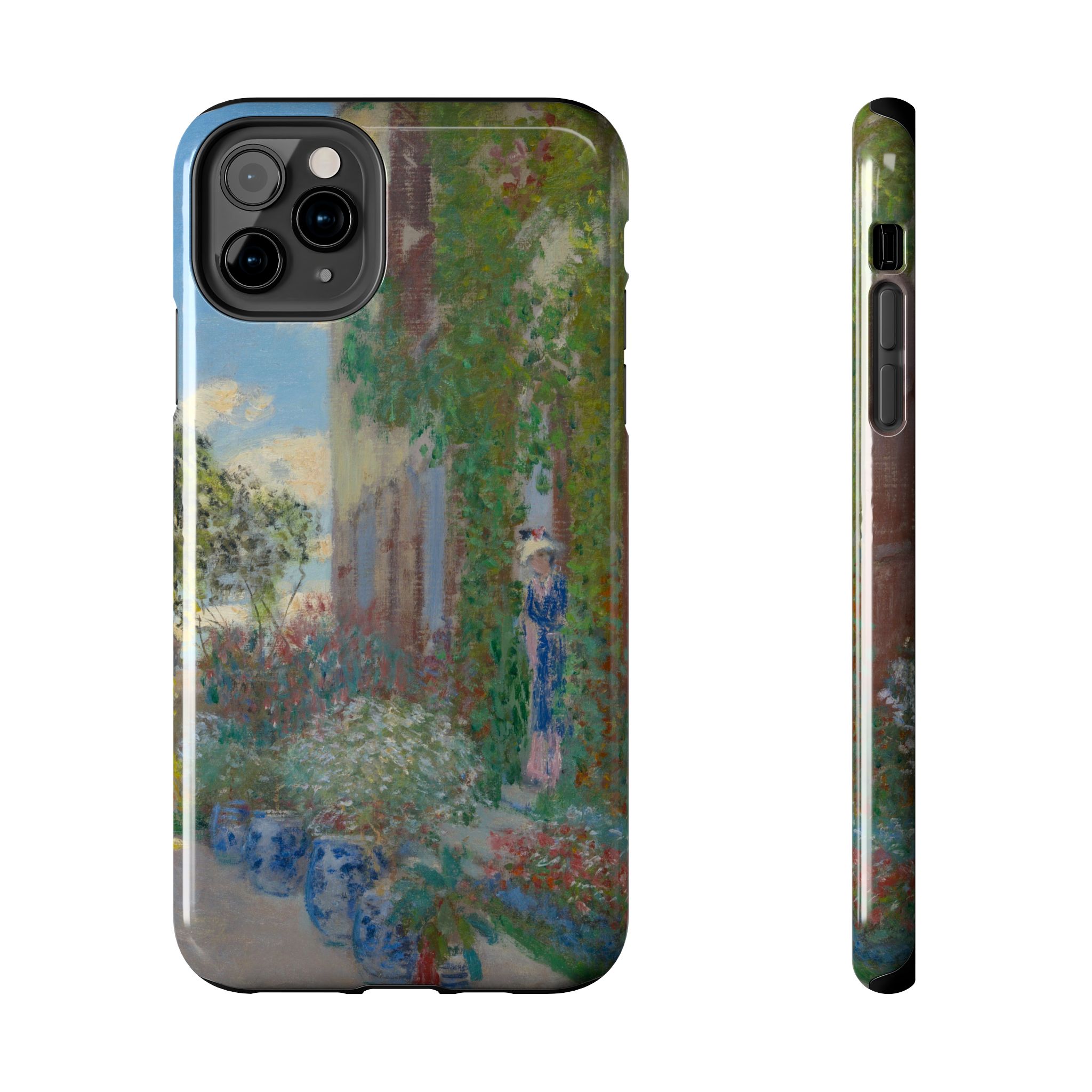 Monet, The Artist's House at Argenteuil, Detail 2 Tough Phone Case - Image 8