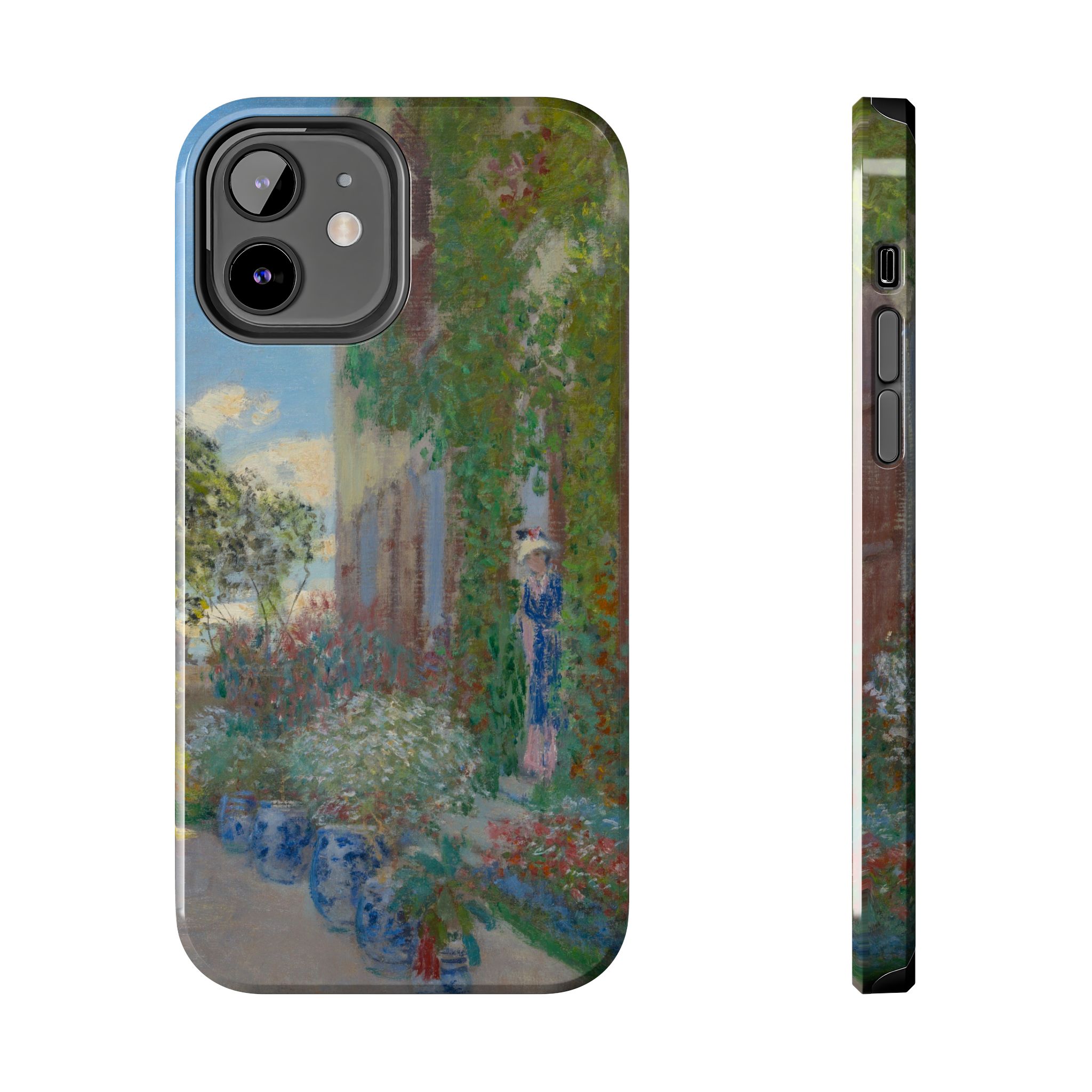 Monet, The Artist's House at Argenteuil, Detail 2 Tough Phone Case - Image 9