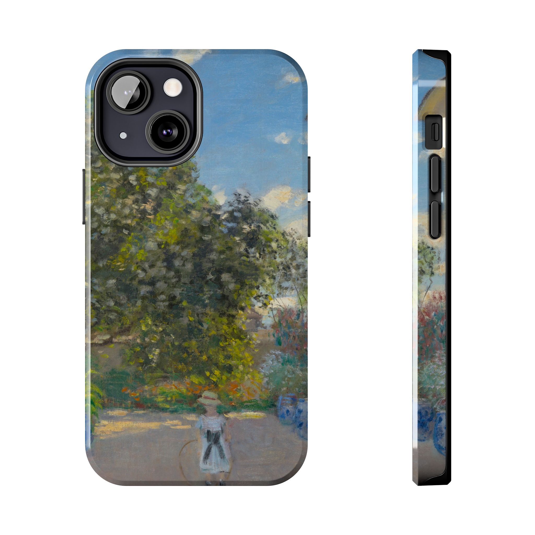 Monet, The Artists's House at Argenteuil, Detail 1 Tough Phone Case - Image 14