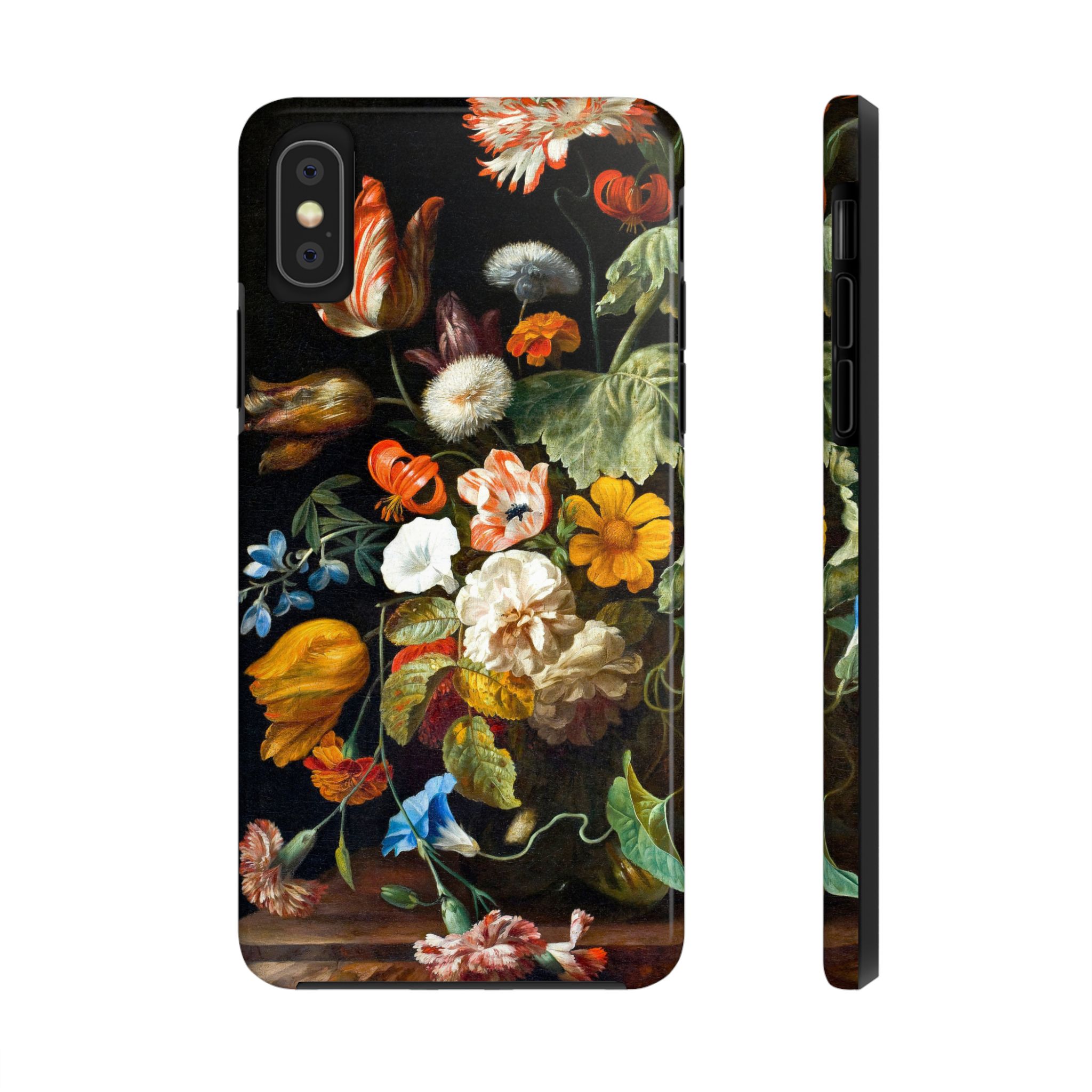 Rachel Ruysch, Still Life with Flowers, 1750's Tough Phone Case - Image 4