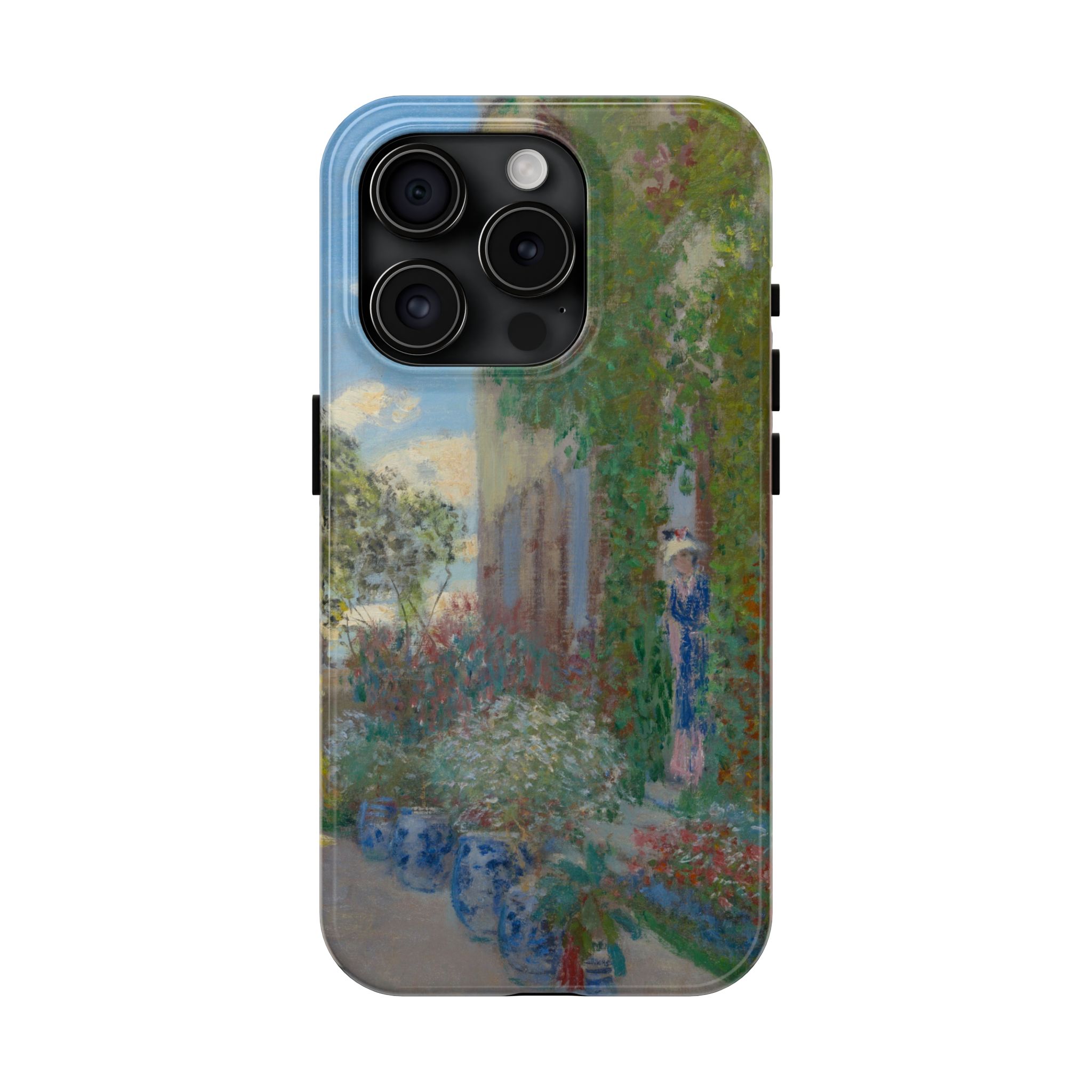 Monet, The Artist's House at Argenteuil, Detail 2 Tough Phone Case - Image 22
