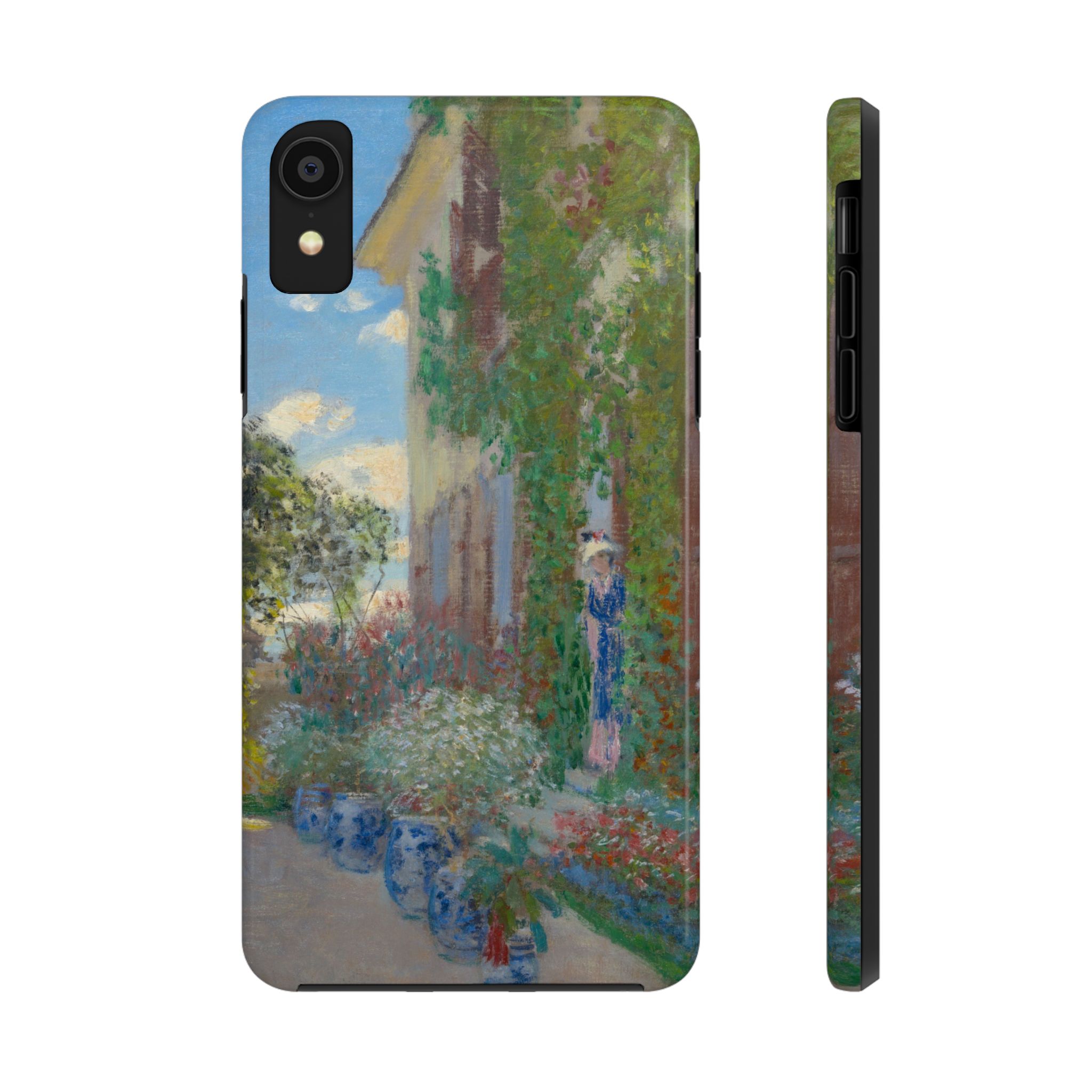 Monet, The Artist's House at Argenteuil, Detail 2 Tough Phone Case - Image 3