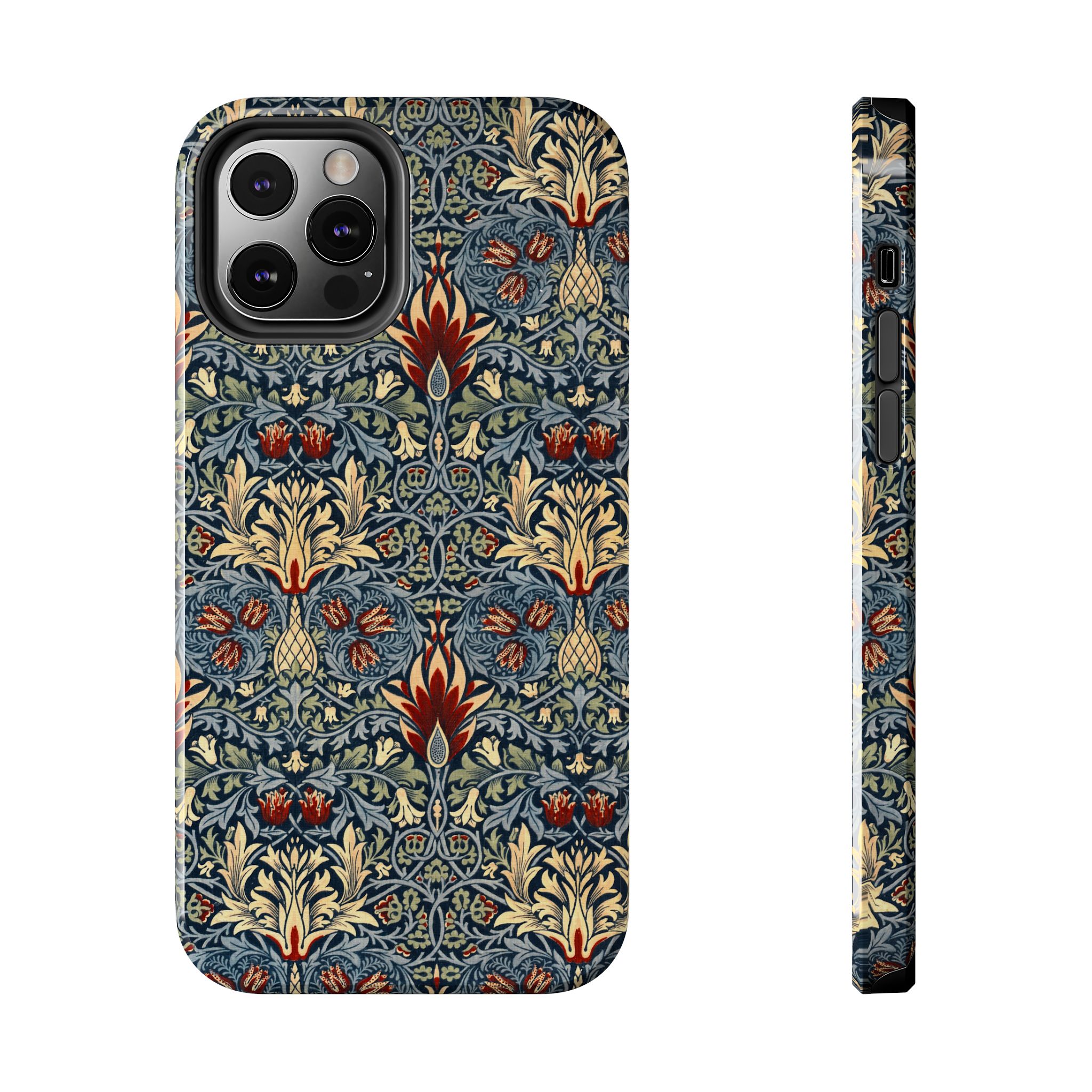 William Morris, Snakeshead Wallpaper from the Brooklyn Museum Tough Phone Case - Image 11
