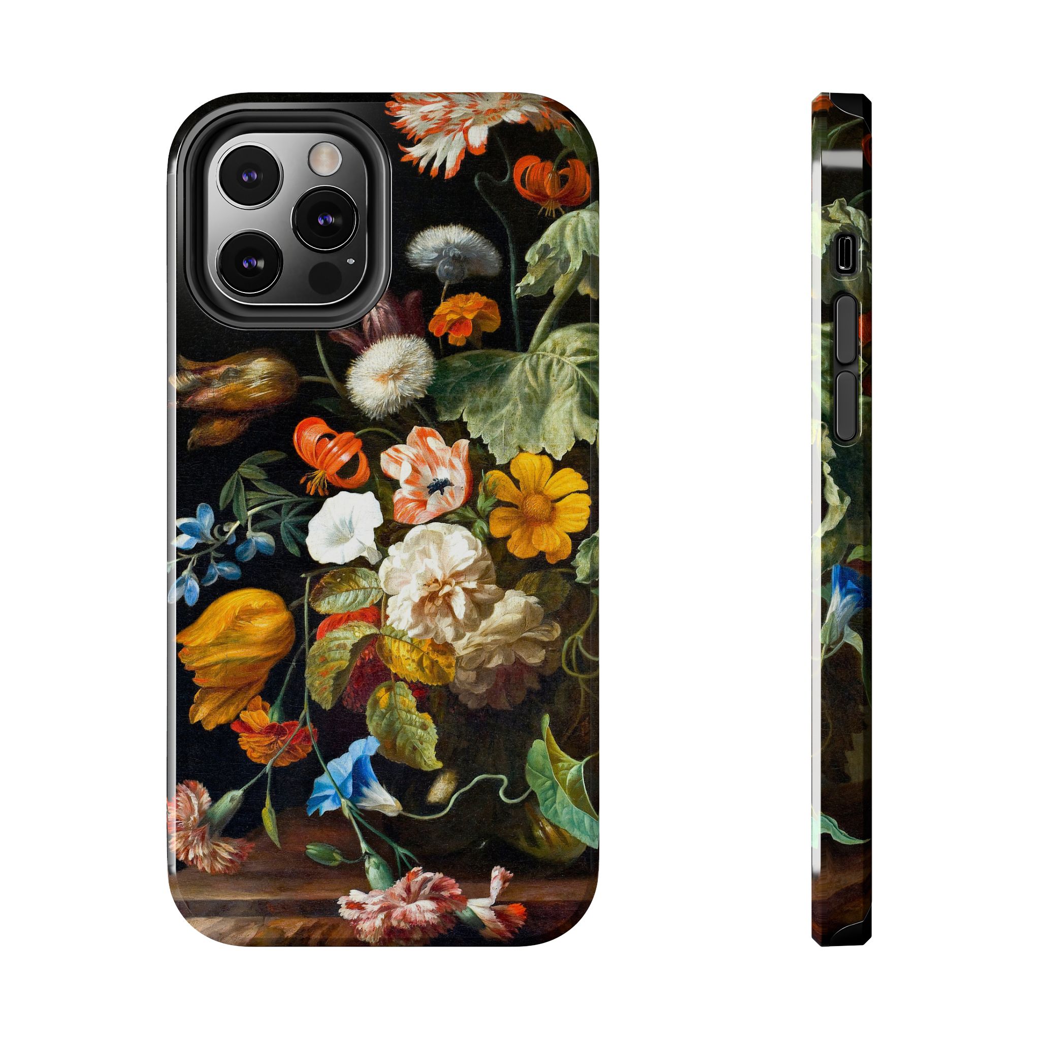 Rachel Ruysch, Still Life with Flowers, 1750's Tough Phone Case - Image 11