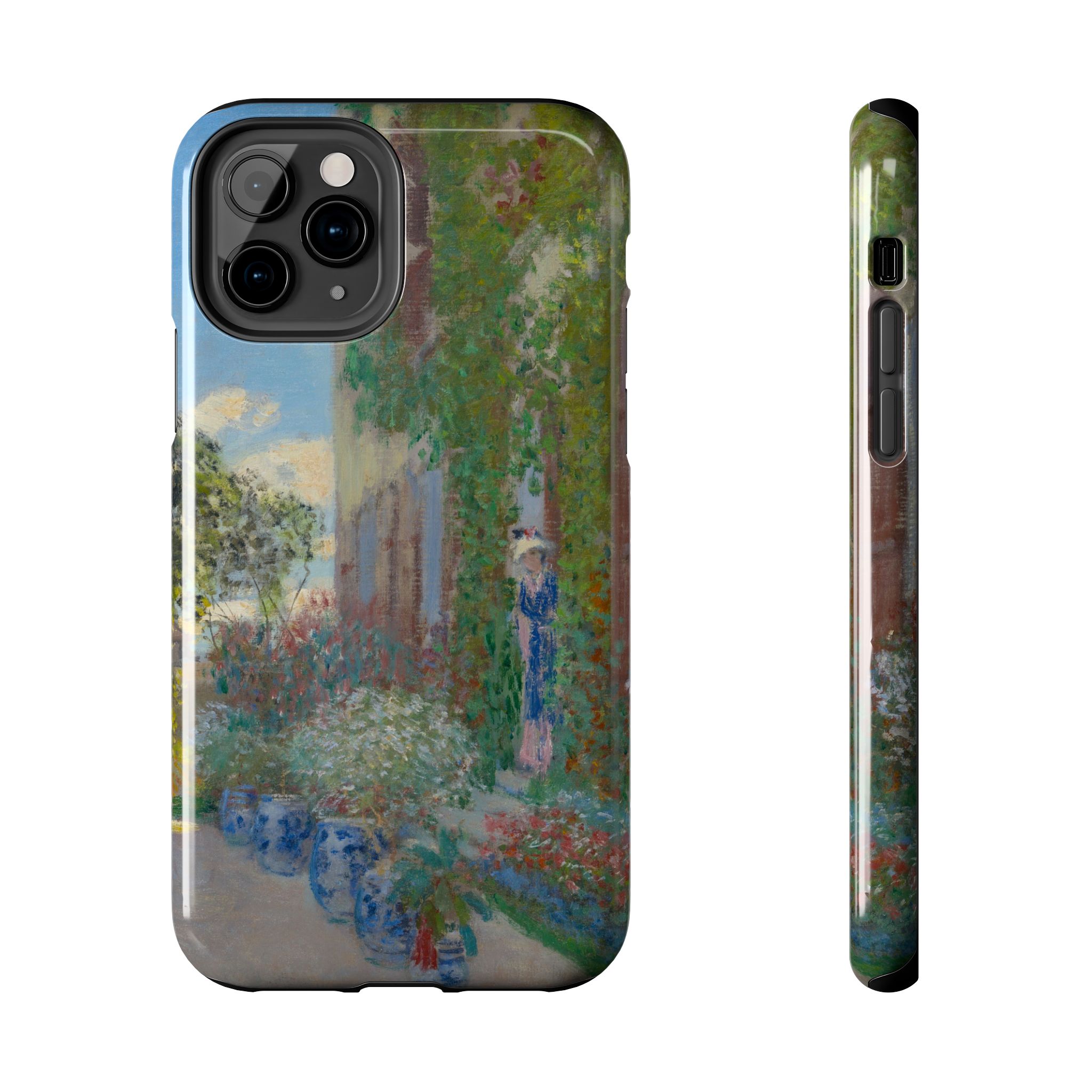 Monet, The Artist's House at Argenteuil, Detail 2 Tough Phone Case - Image 7