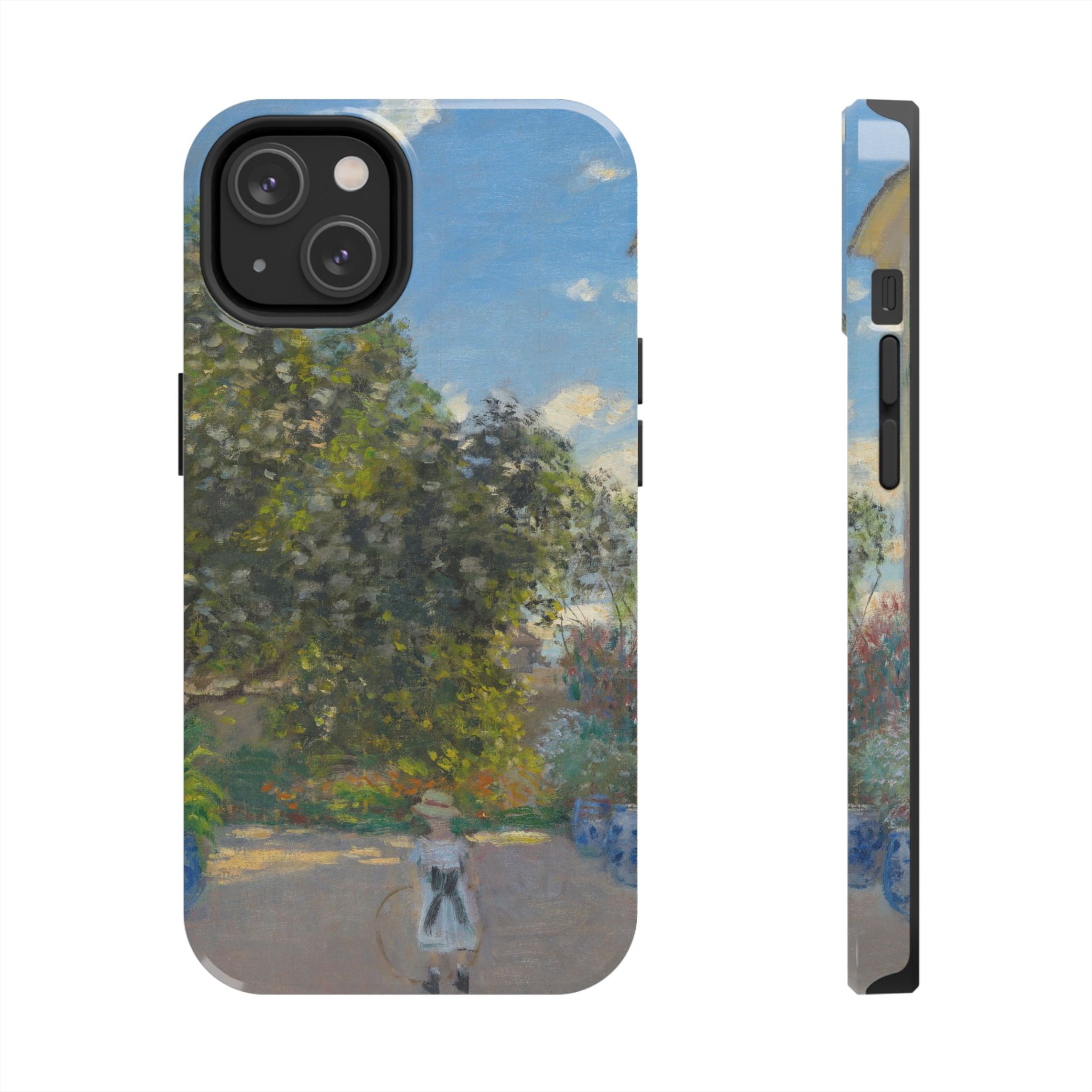 Monet, The Artists's House at Argenteuil, Detail 1 Tough Phone Case - Image 17