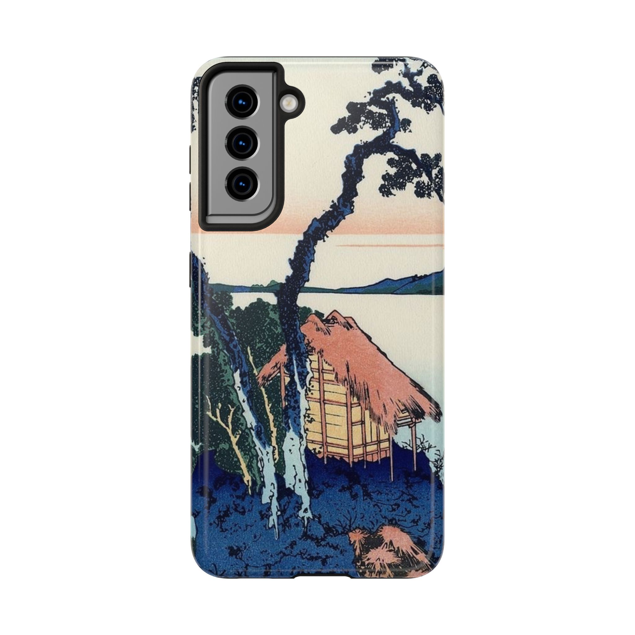 Hokusai, Lake Suwa in the Shinano Province Tough Phone Case - Image 28