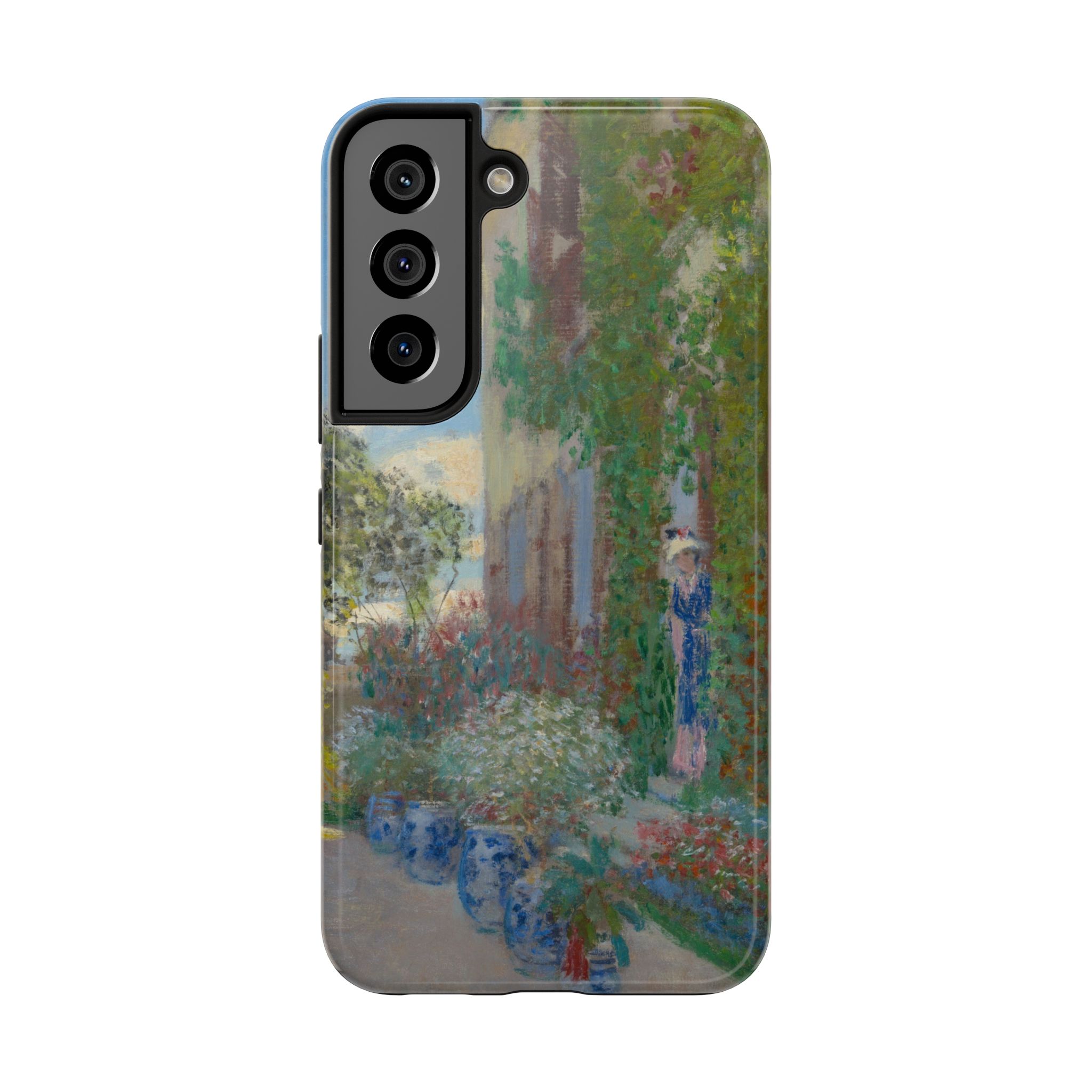 Monet, The Artist's House at Argenteuil, Detail 2 Tough Phone Case - Image 27