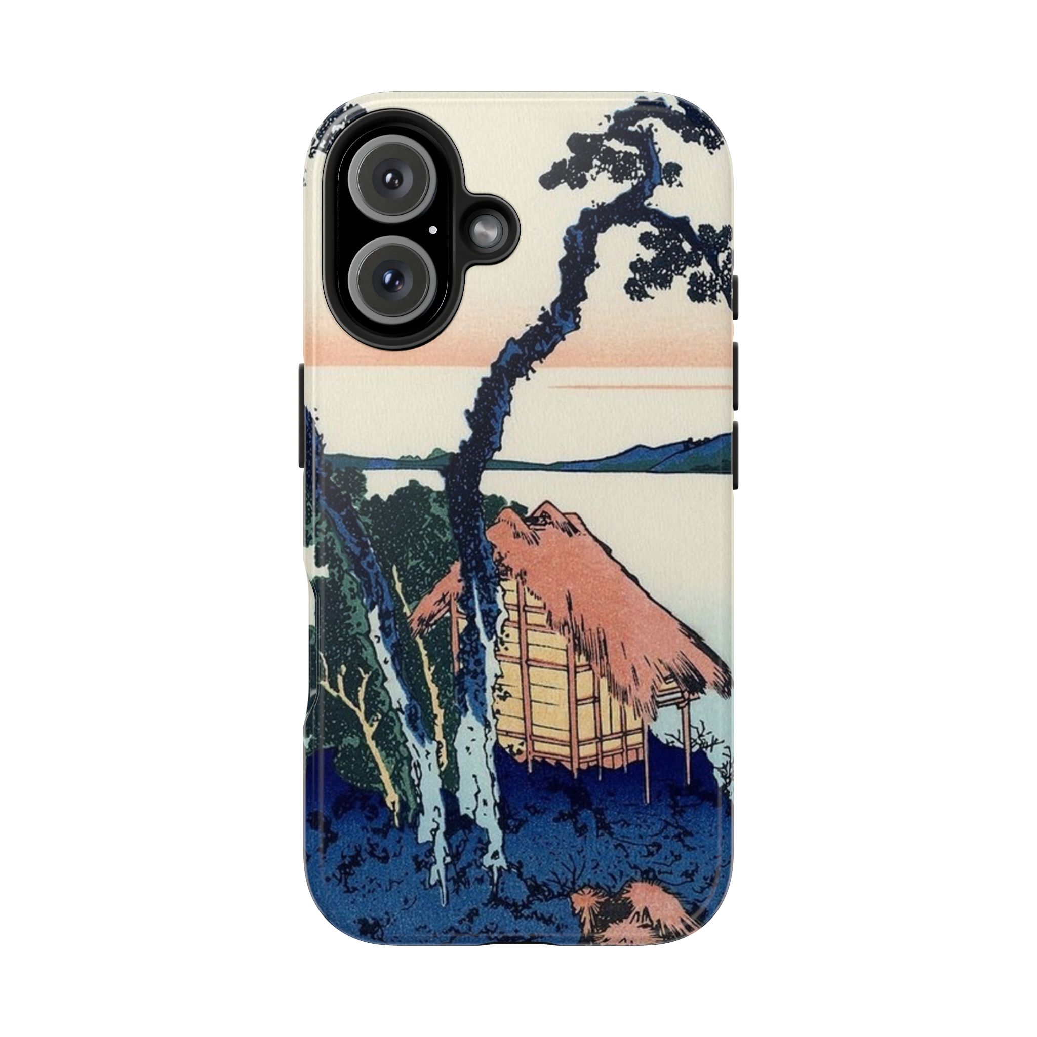 Hokusai, Lake Suwa in the Shinano Province Tough Phone Case - Image 31