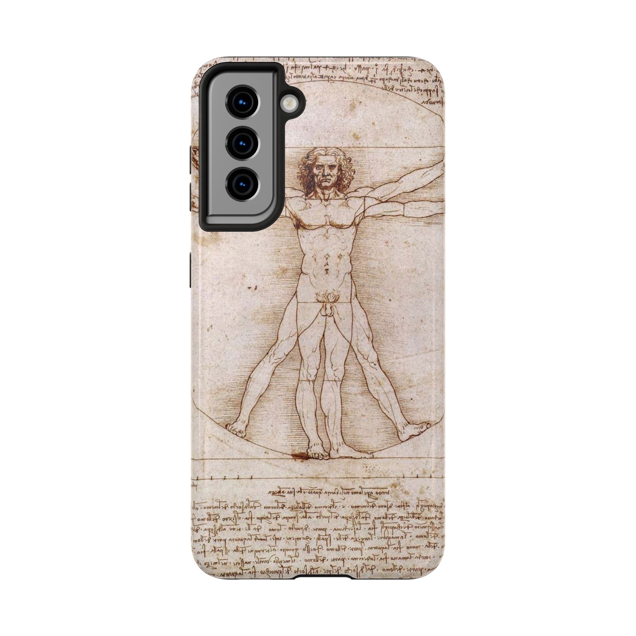 Leonardo Da Vinci's Vitruvian Man Tough Phone Case - Image 21