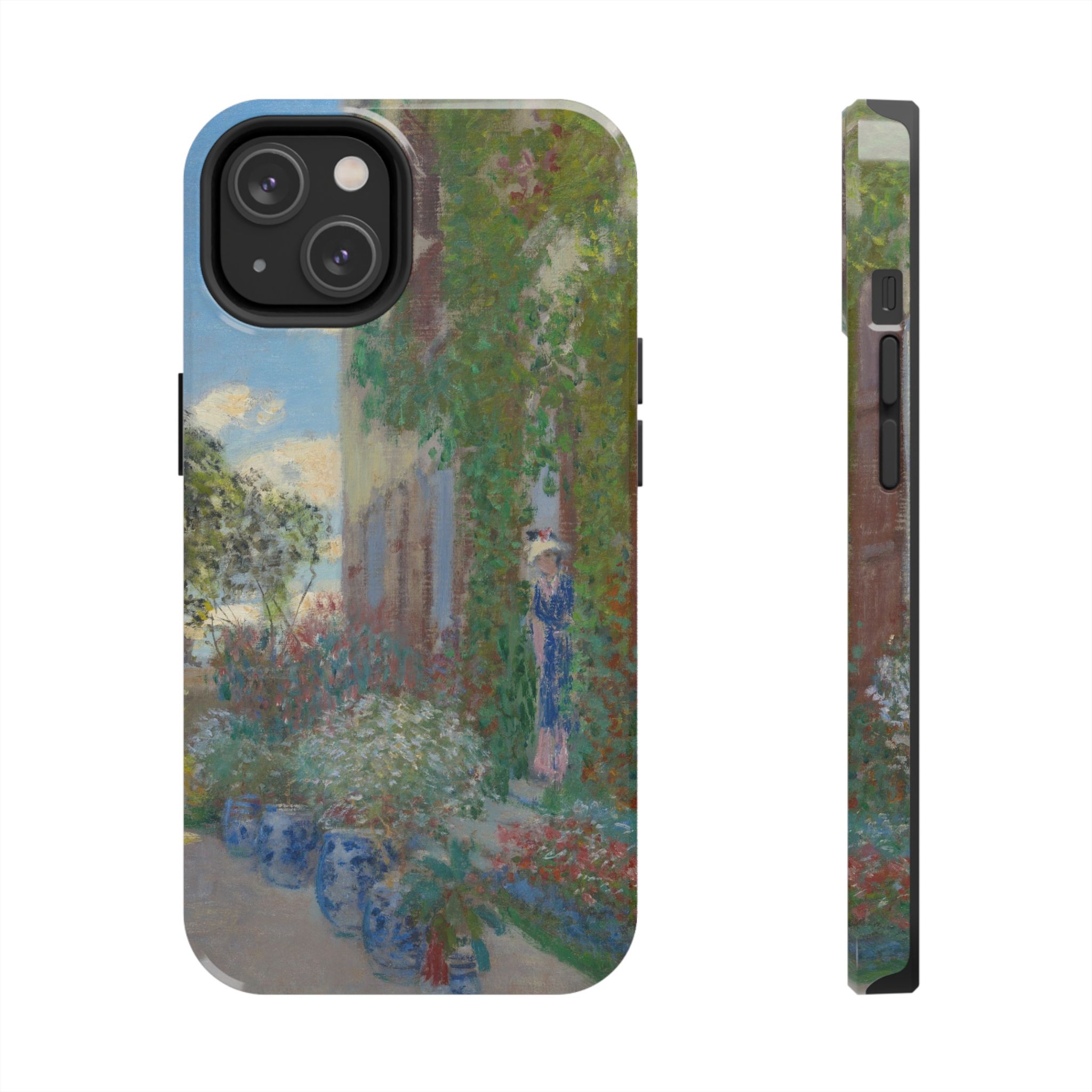 Monet, The Artist's House at Argenteuil, Detail 2 Tough Phone Case - Image 17