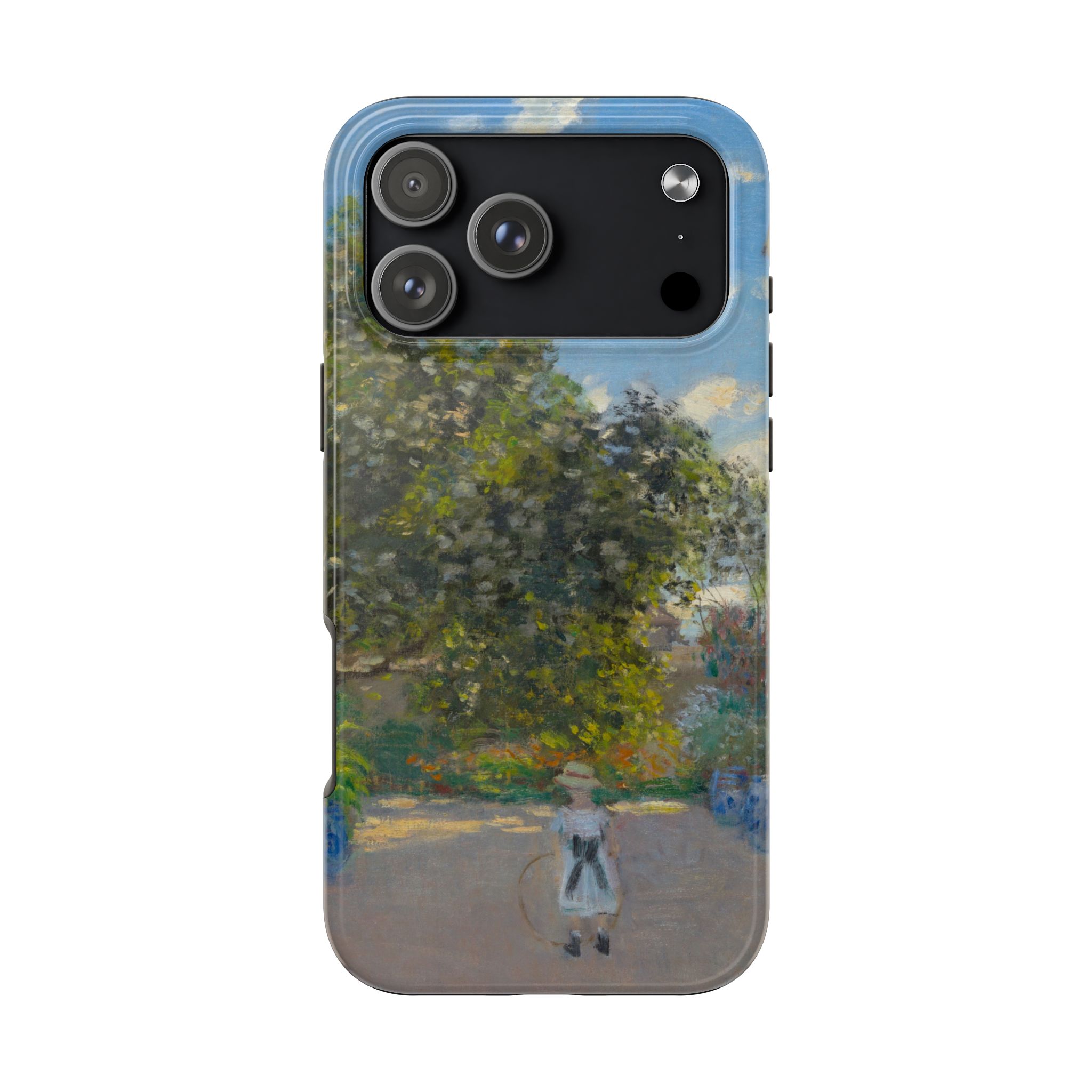 Monet, The Artists's House at Argenteuil, Detail 1 Tough Phone Case - Image 35