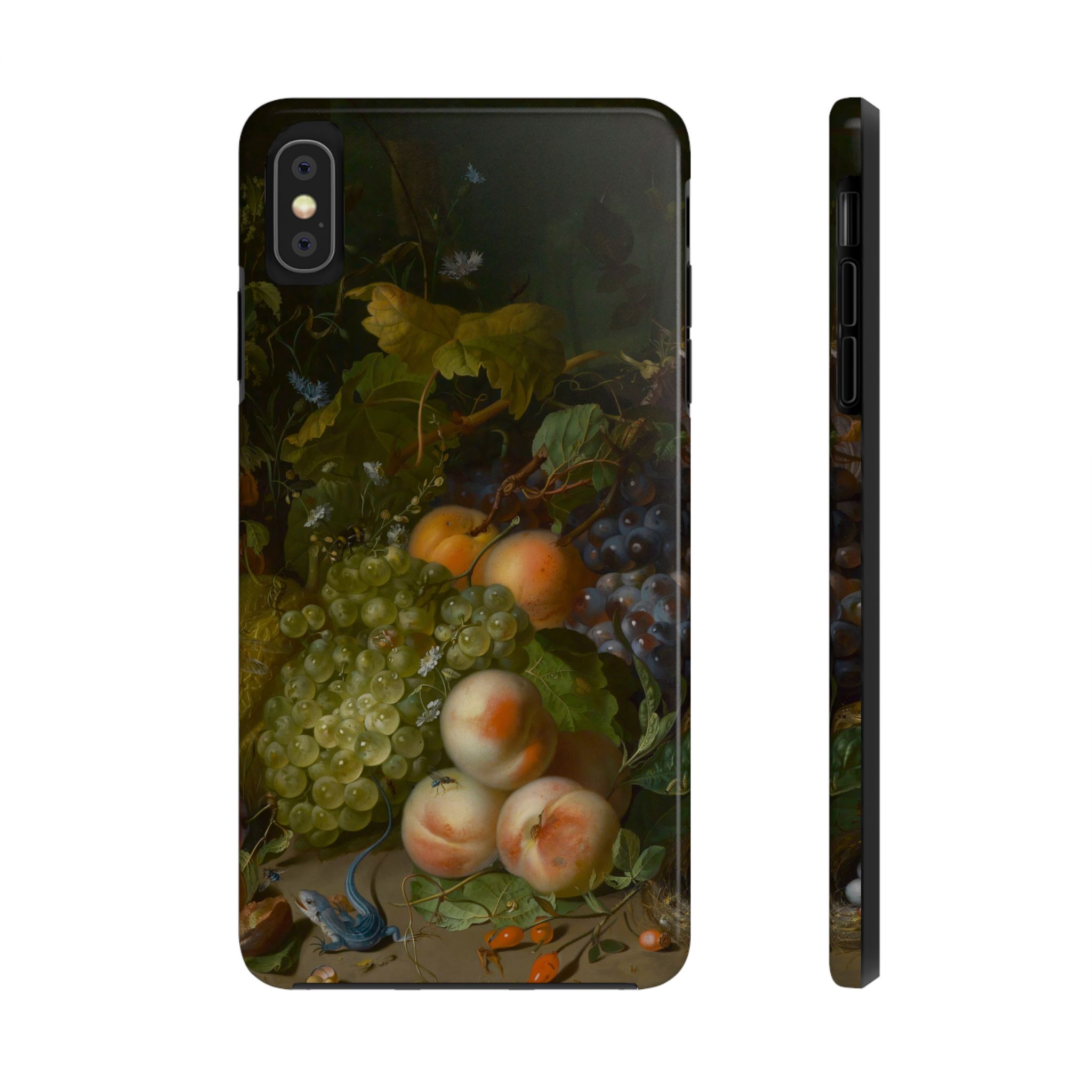 Rachel Ruysch, Fruit Still Life with Stag Beetle and Nest Tough Phone Case - Image 5