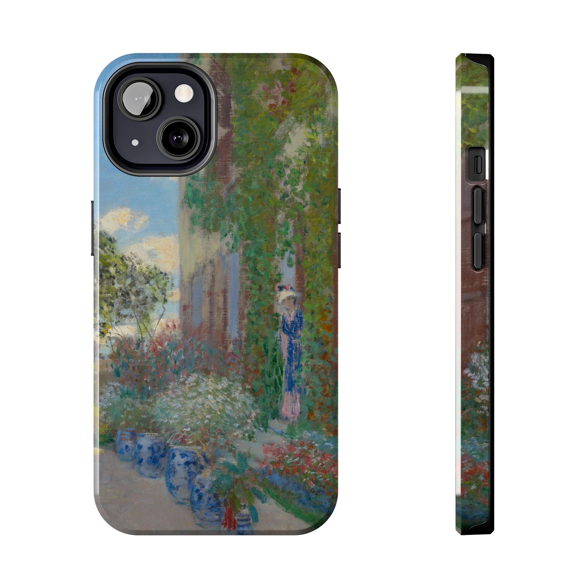 Monet, The Artist's House at Argenteuil, Detail 2 Tough Phone Case - Image 13