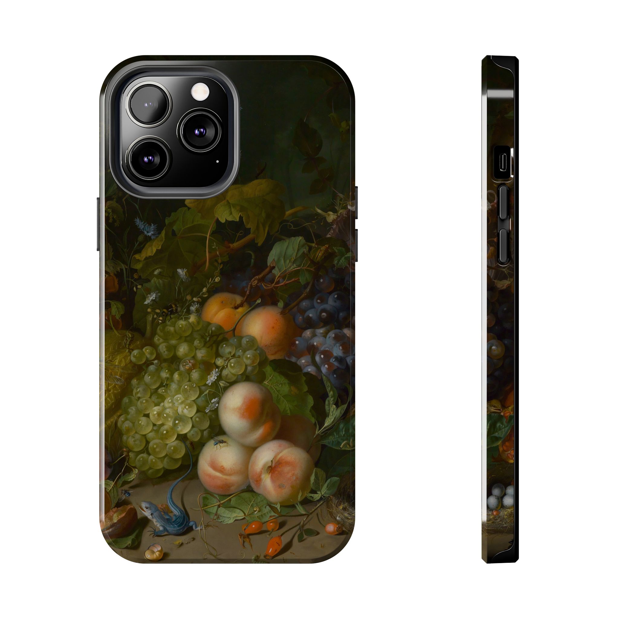 Rachel Ruysch, Fruit Still Life with Stag Beetle and Nest Tough Phone Case - Image 16