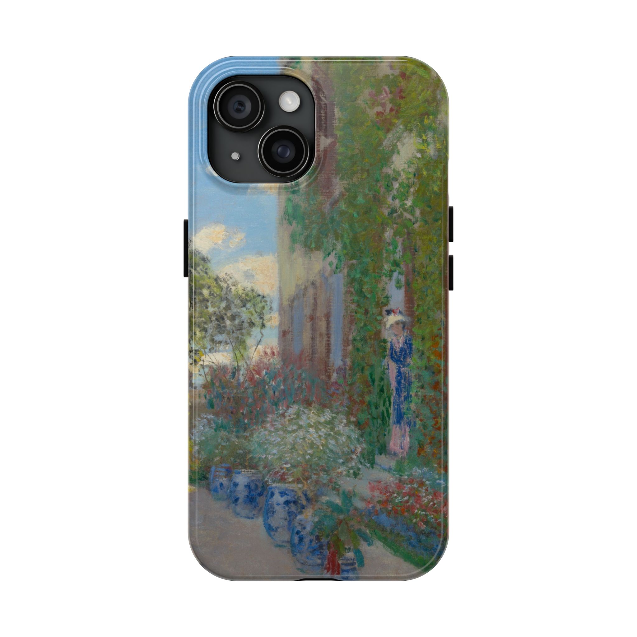 Monet, The Artist's House at Argenteuil, Detail 2 Tough Phone Case - Image 21