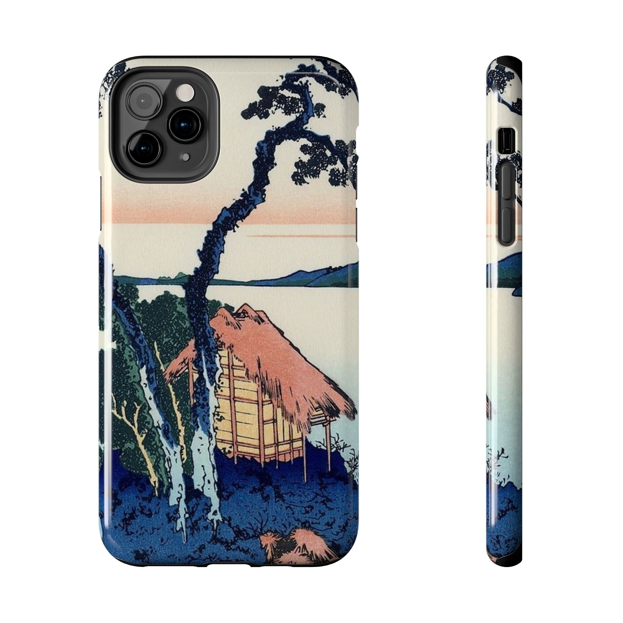 Hokusai, Lake Suwa in the Shinano Province Tough Phone Case - Image 8