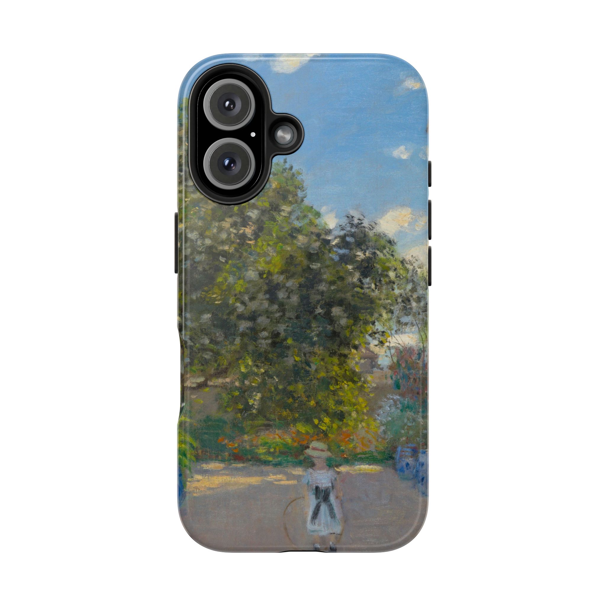 Monet, The Artists's House at Argenteuil, Detail 1 Tough Phone Case - Image 31