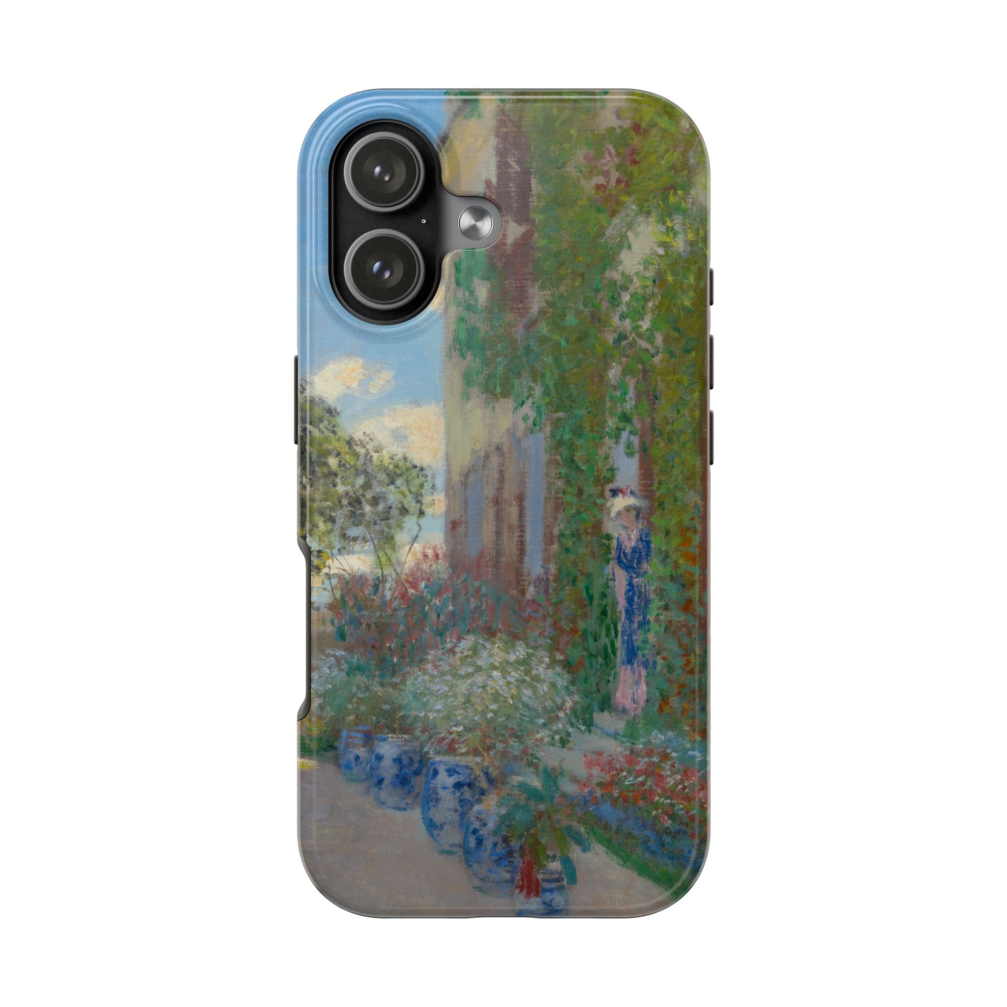 Monet, The Artist's House at Argenteuil, Detail 2 Tough Phone Case - Image 33
