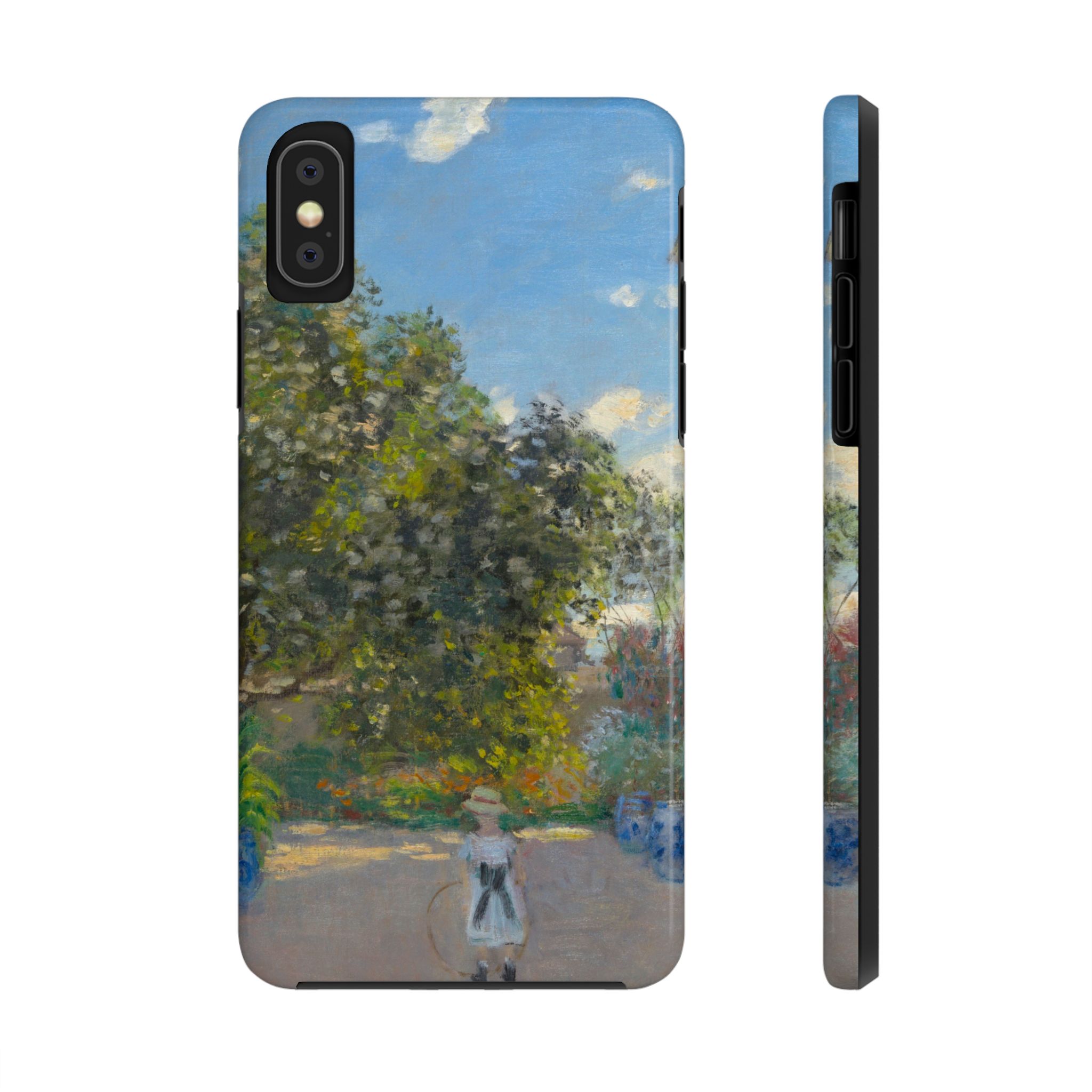 Monet, The Artists's House at Argenteuil, Detail 1 Tough Phone Case - Image 4