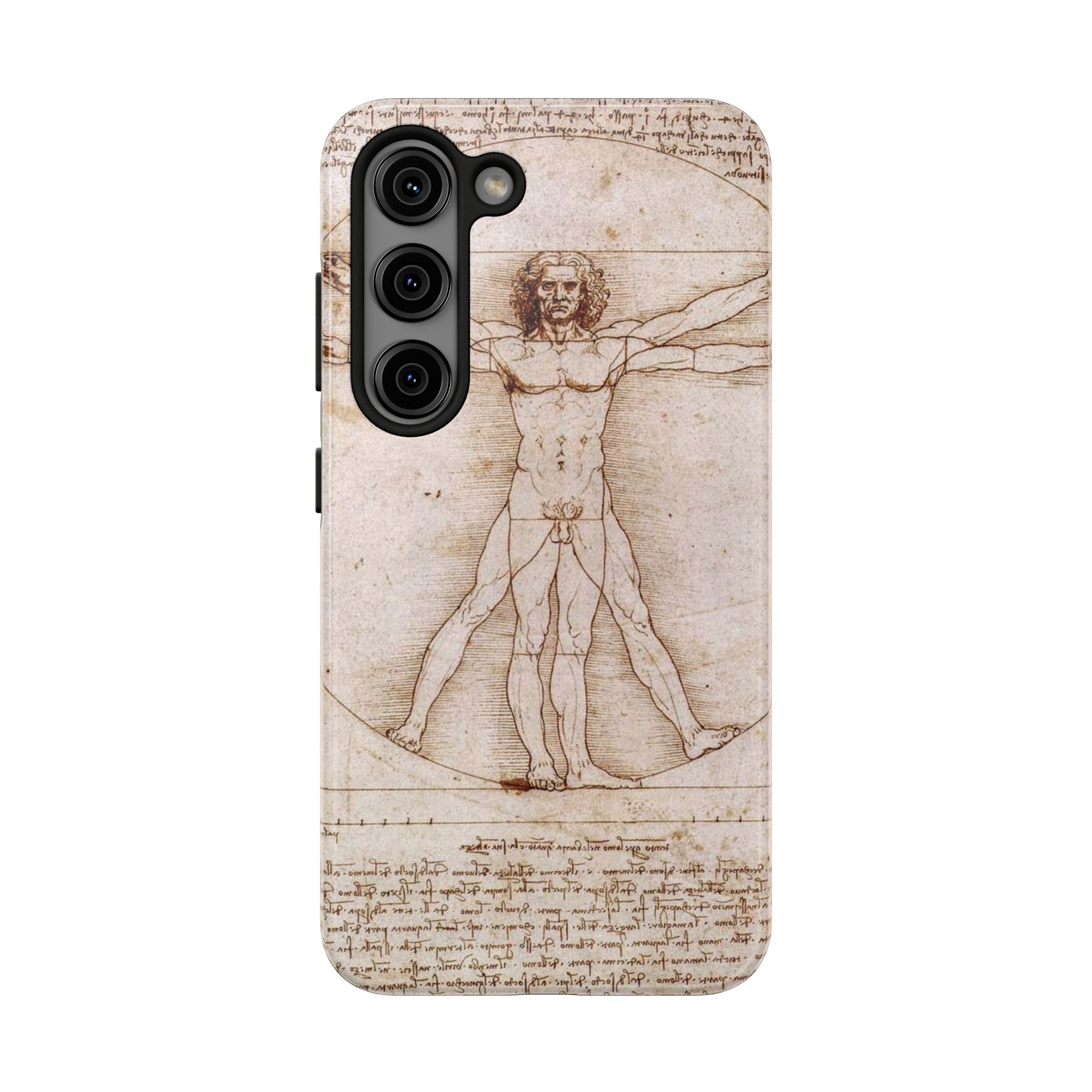 Leonardo Da Vinci's Vitruvian Man Tough Phone Case - Image 19
