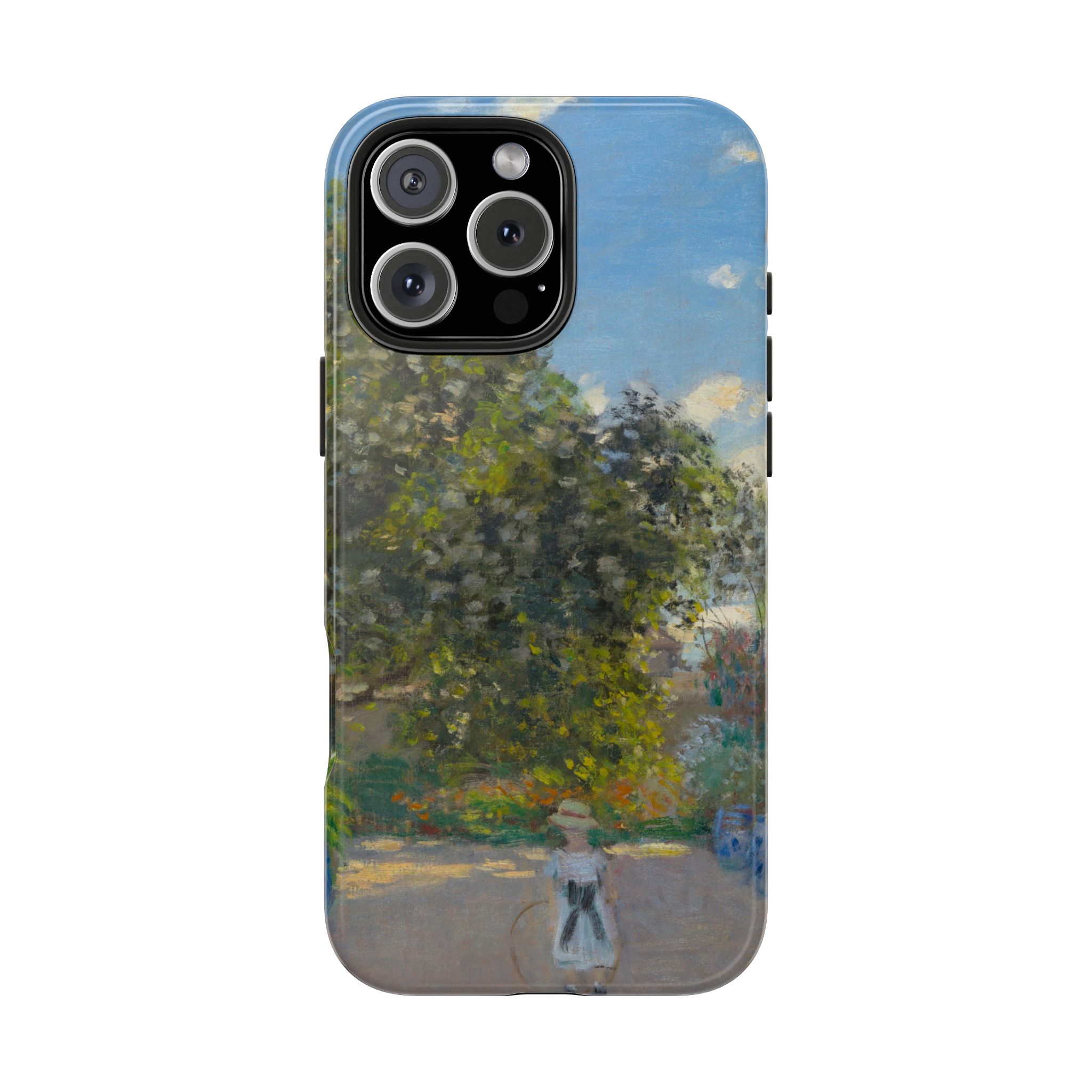 Monet, The Artists's House at Argenteuil, Detail 1 Tough Phone Case - Image 30
