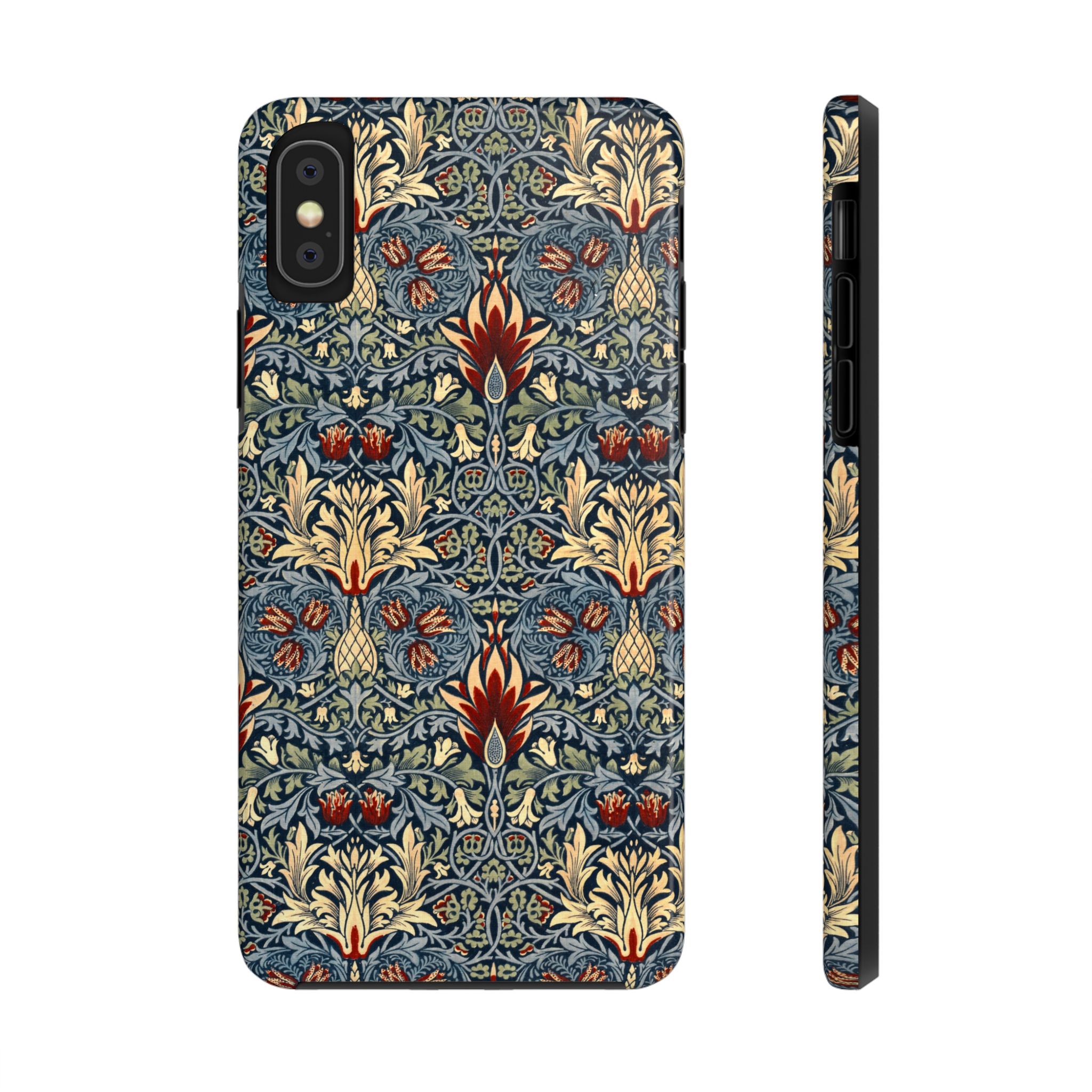 William Morris, Snakeshead Wallpaper from the Brooklyn Museum Tough Phone Case - Image 4