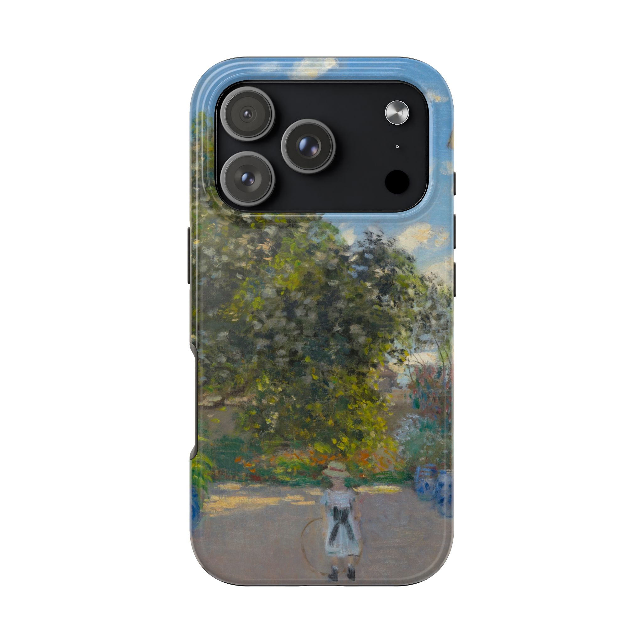 Monet, The Artists's House at Argenteuil, Detail 1 Tough Phone Case - Image 34