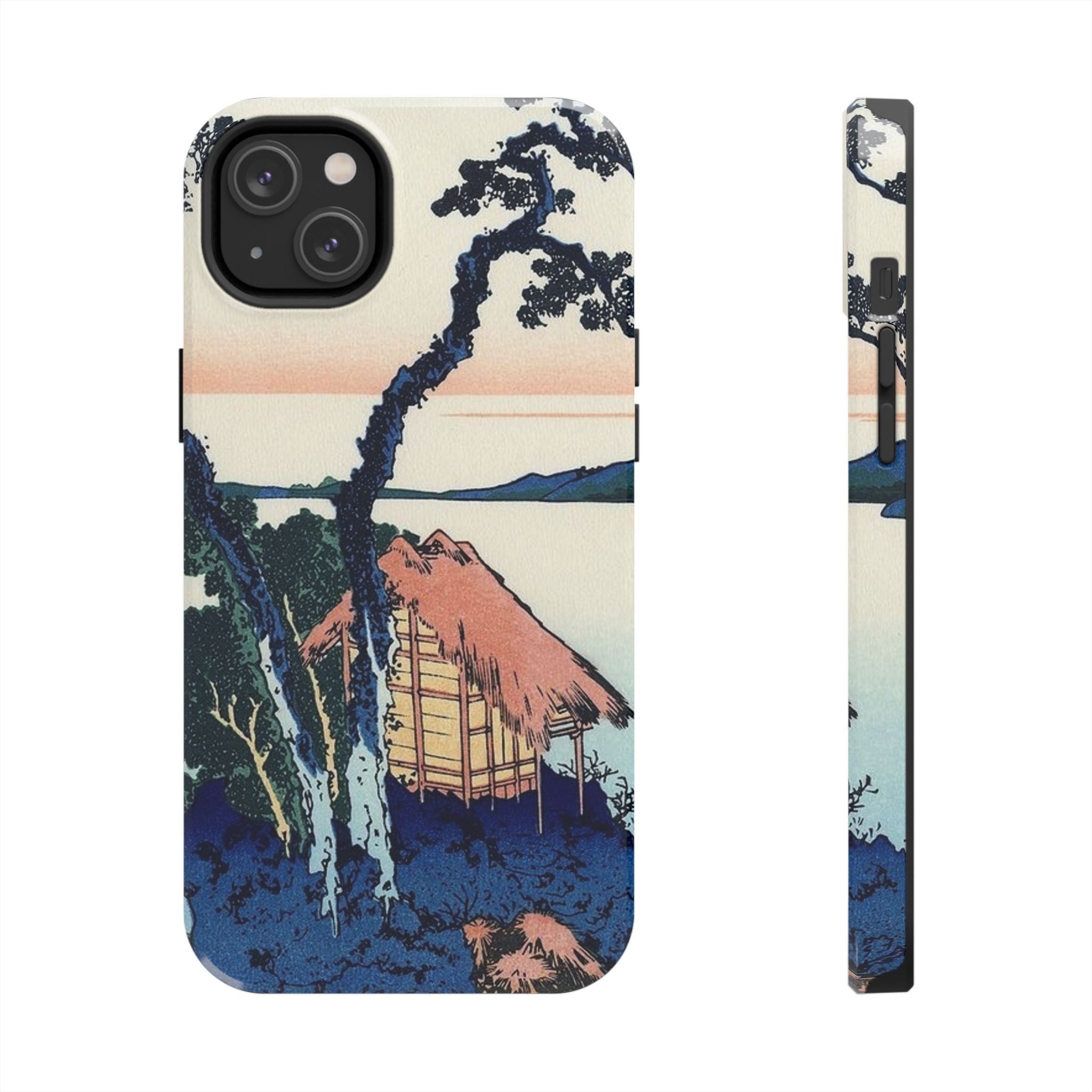 Hokusai, Lake Suwa in the Shinano Province Tough Phone Case - Image 20