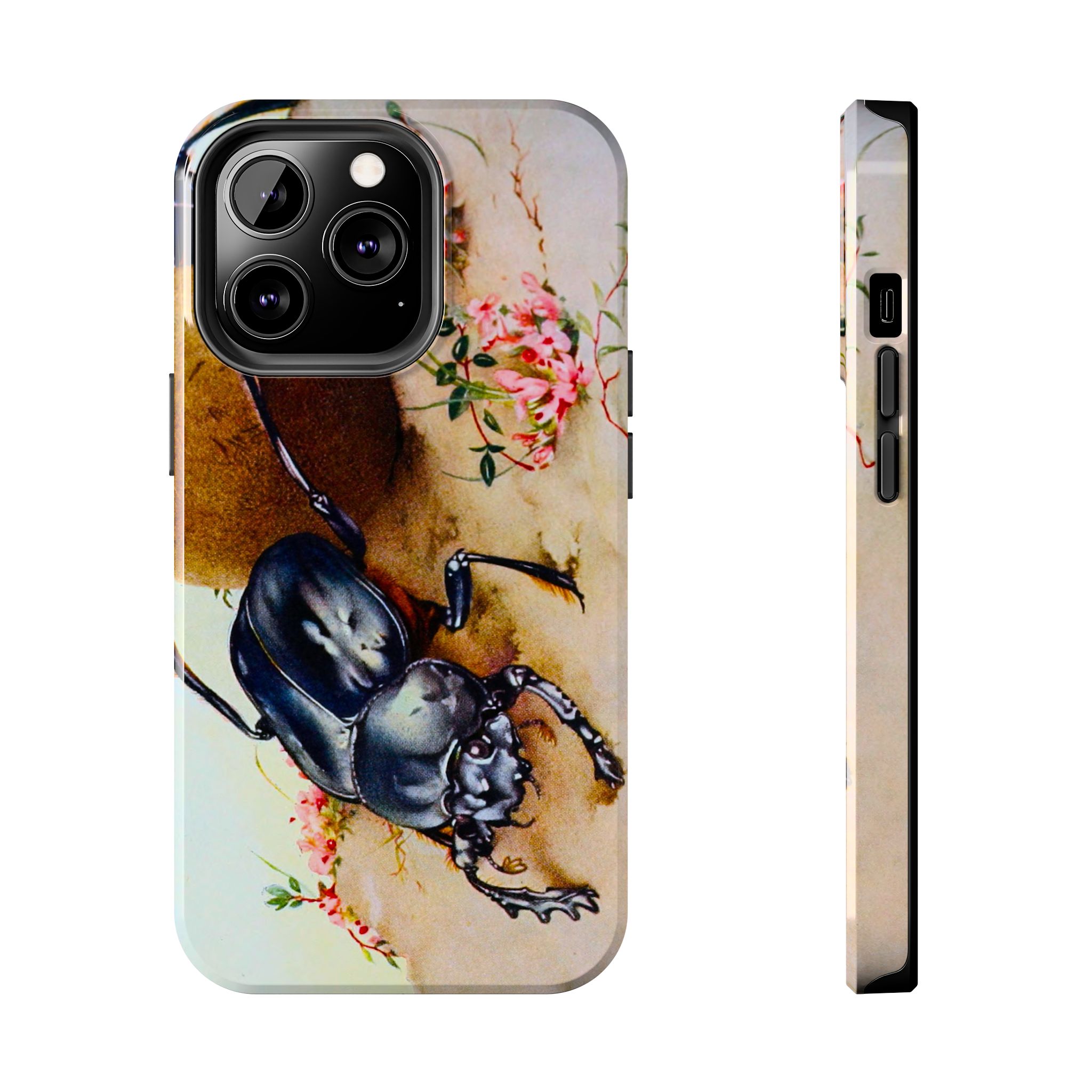 Dung Beetles, Fabre's Insects Tough Phone Case - Image 10