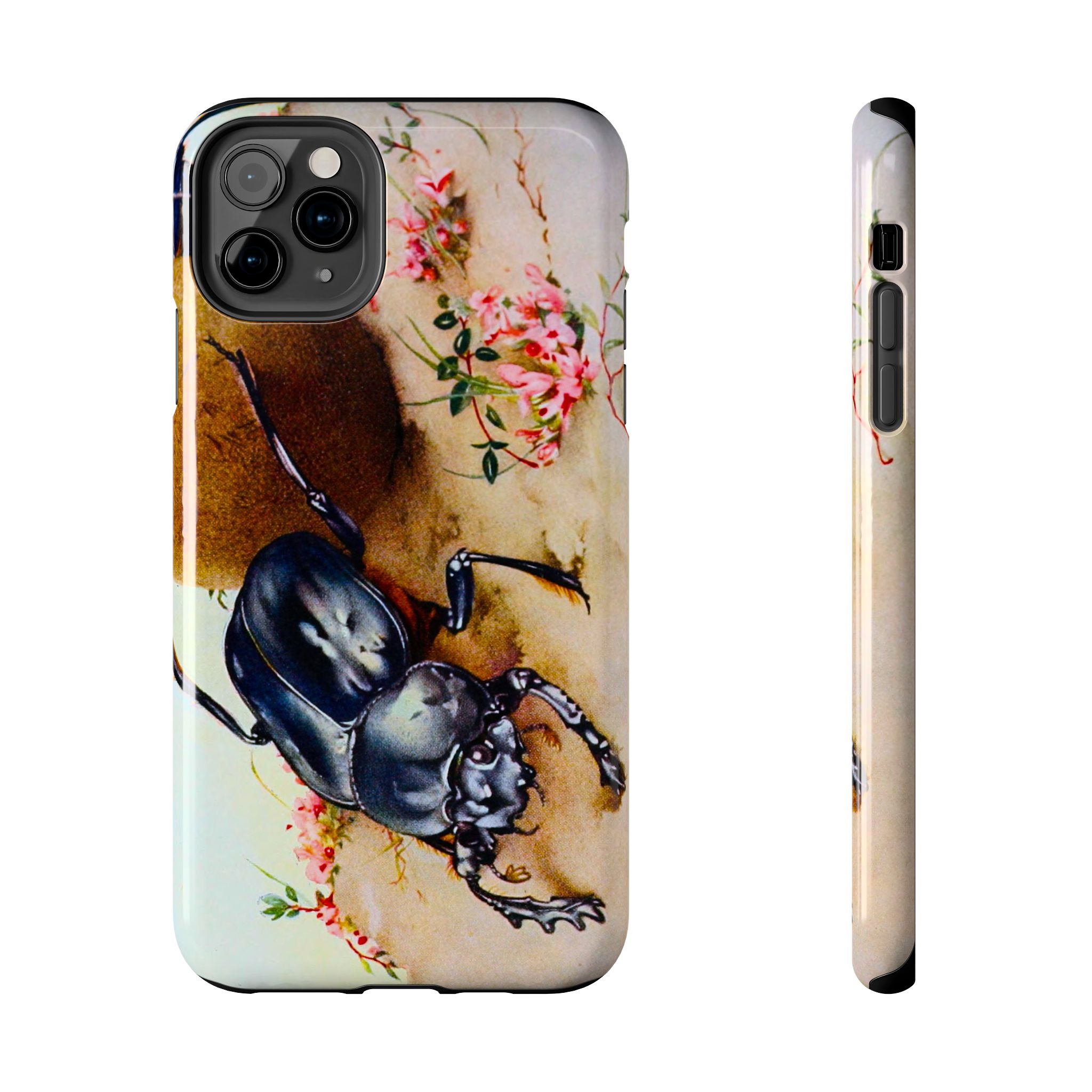 Dung Beetles, Fabre's Insects Tough Phone Case - Image 3